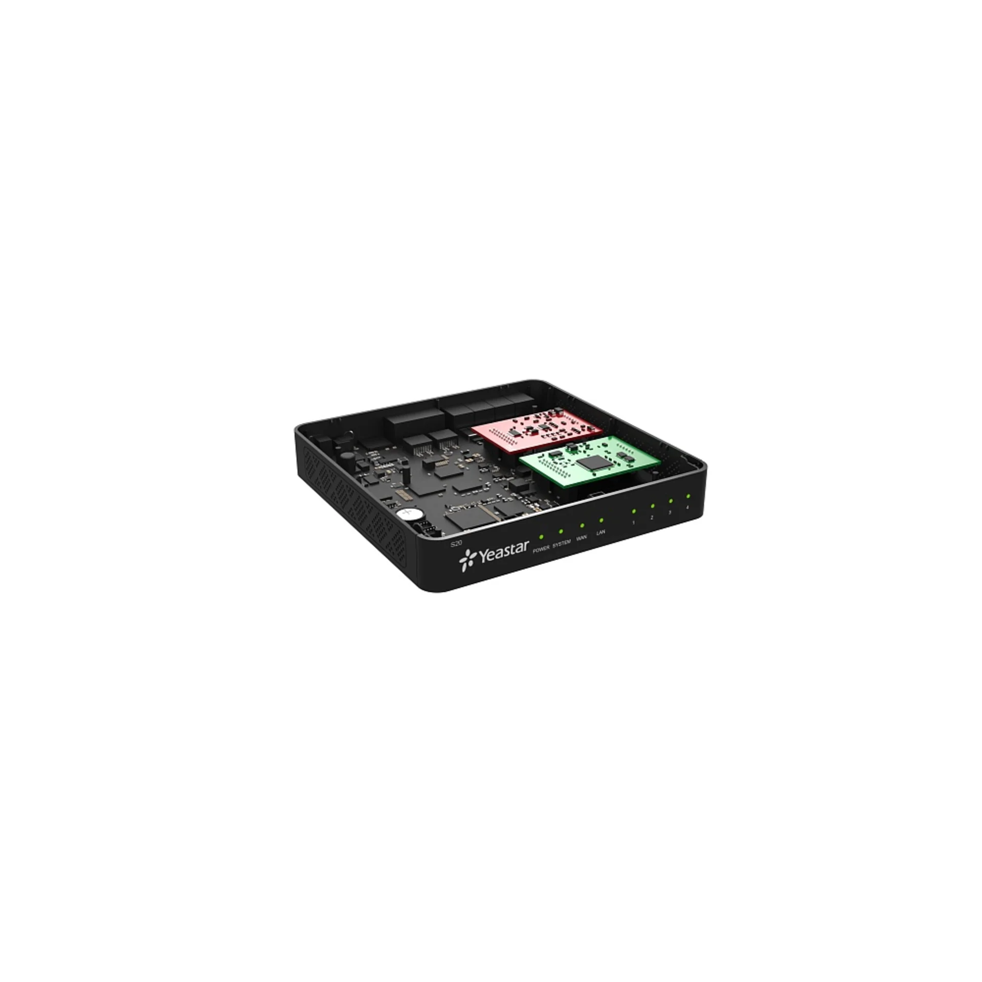 Yeastar S20 IP АТС Yeastar S20 20 абонентов и 10 вызовов поддержка FXO FXS GSM BRI (sn: 3691B4407194)