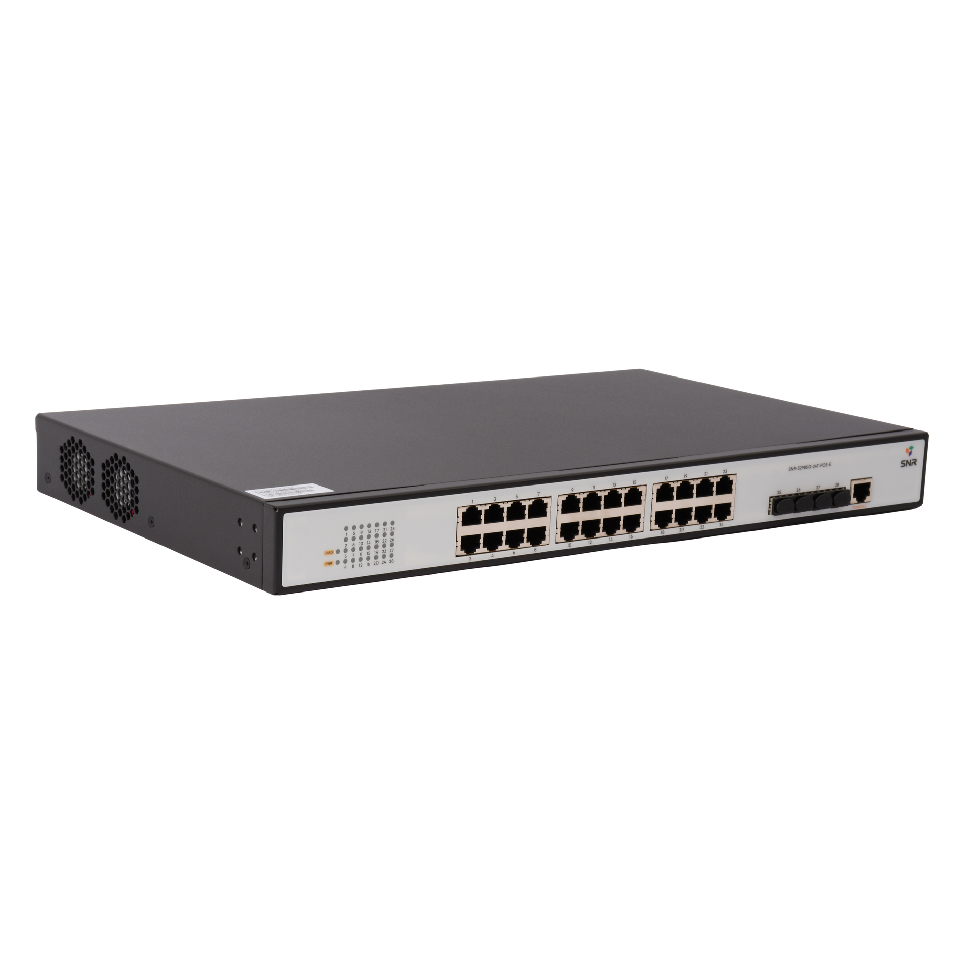 Управляемый POE коммутатор уровня 2 SNR-S2985G-24T-POE-E