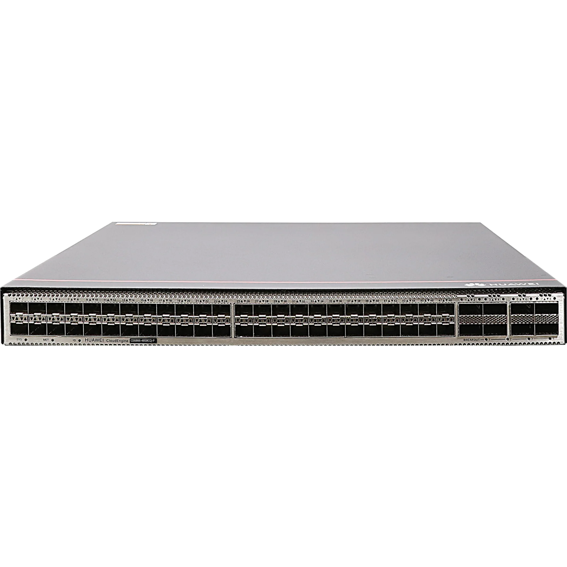 Коммутатор Huawei CE6866-48S8CQ-PB switch (48*25G SFP28, 8*100G QSFP28, 2*AC power modules, 4*fan modules, port-side intake)