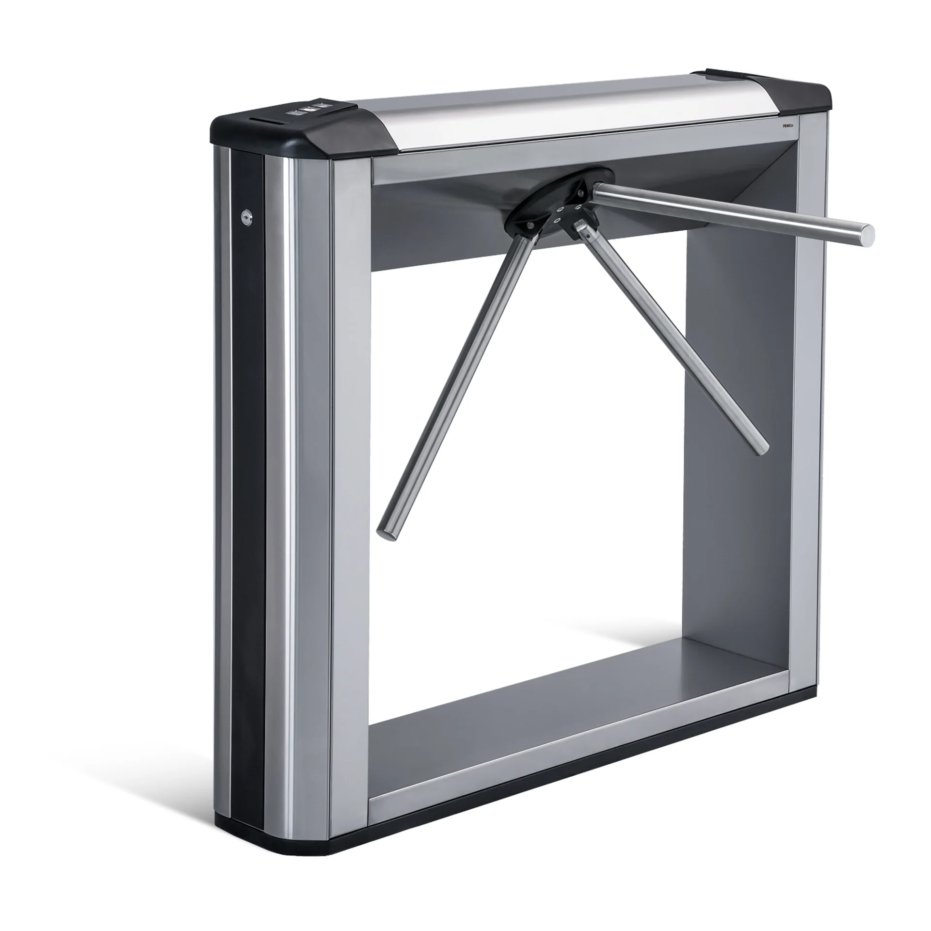 Электронная проходная с автоматическими преграждающими планками "Антипаника" и встроенным картоприемником для карт EMM/HID