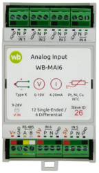 Модуль аналогового ввода Wirenboard WB-MAI6