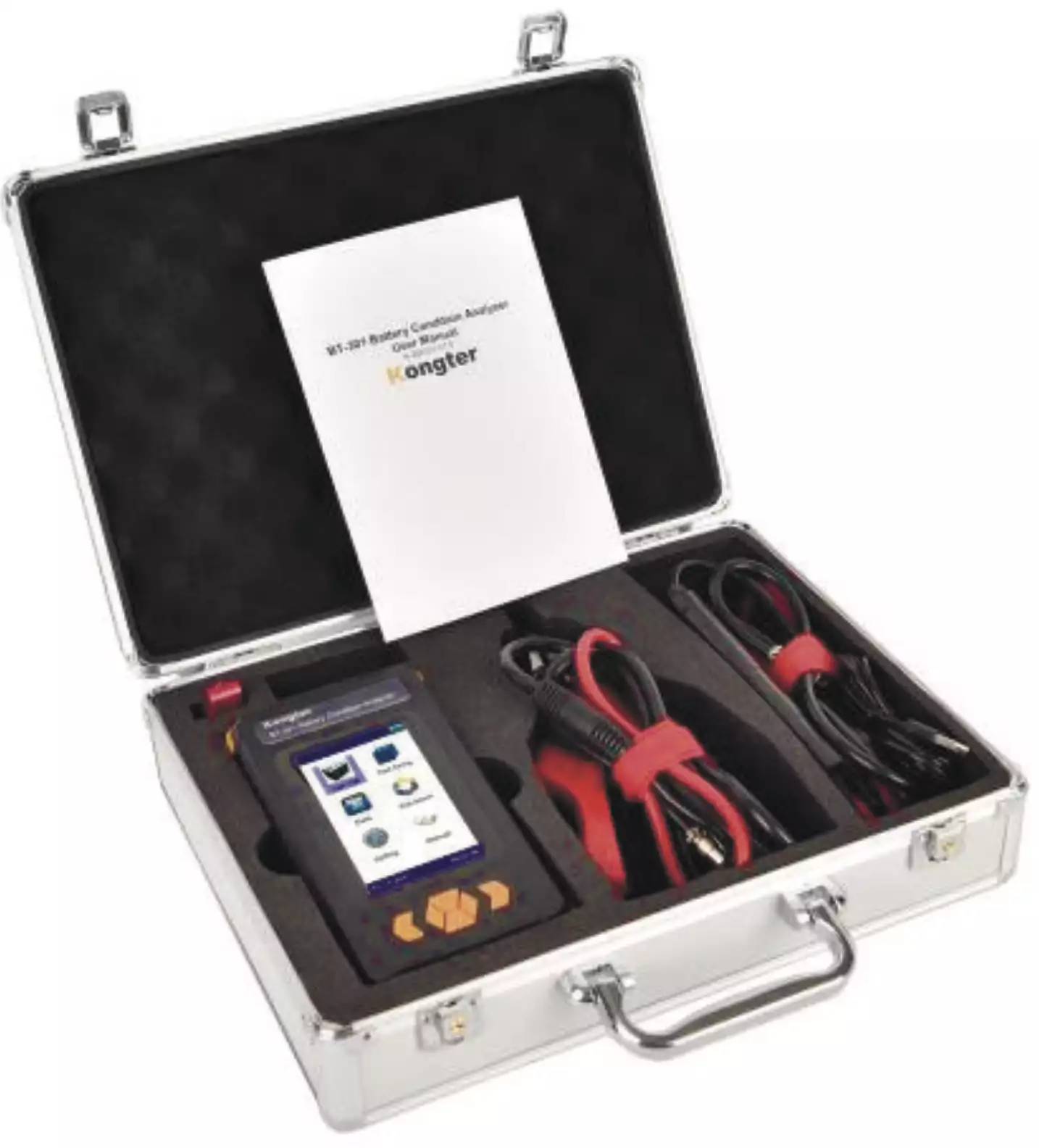 Тестер аккумуляторных батарей Kongter BT-301P c щупом (зондом)