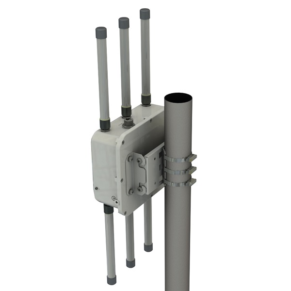 Беспроводная точка доступа Eltex WOP-12ac DC, 5G WiFi, 6 разъемов N-типа для подключения внешних антенн, PoE+, outdoor