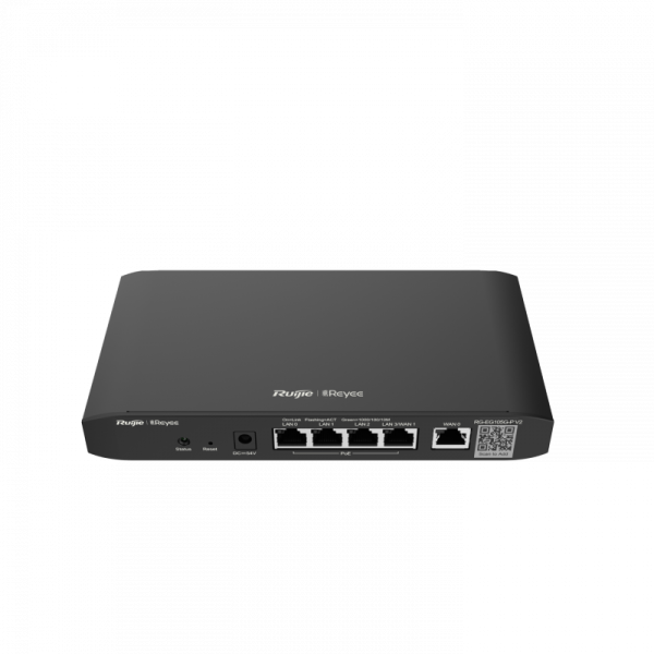 Облачный PoE маршрутизатор Ruijie Reyee RG-EG105G-P V2 5 х GbE, 4 PoE+, 54Вт