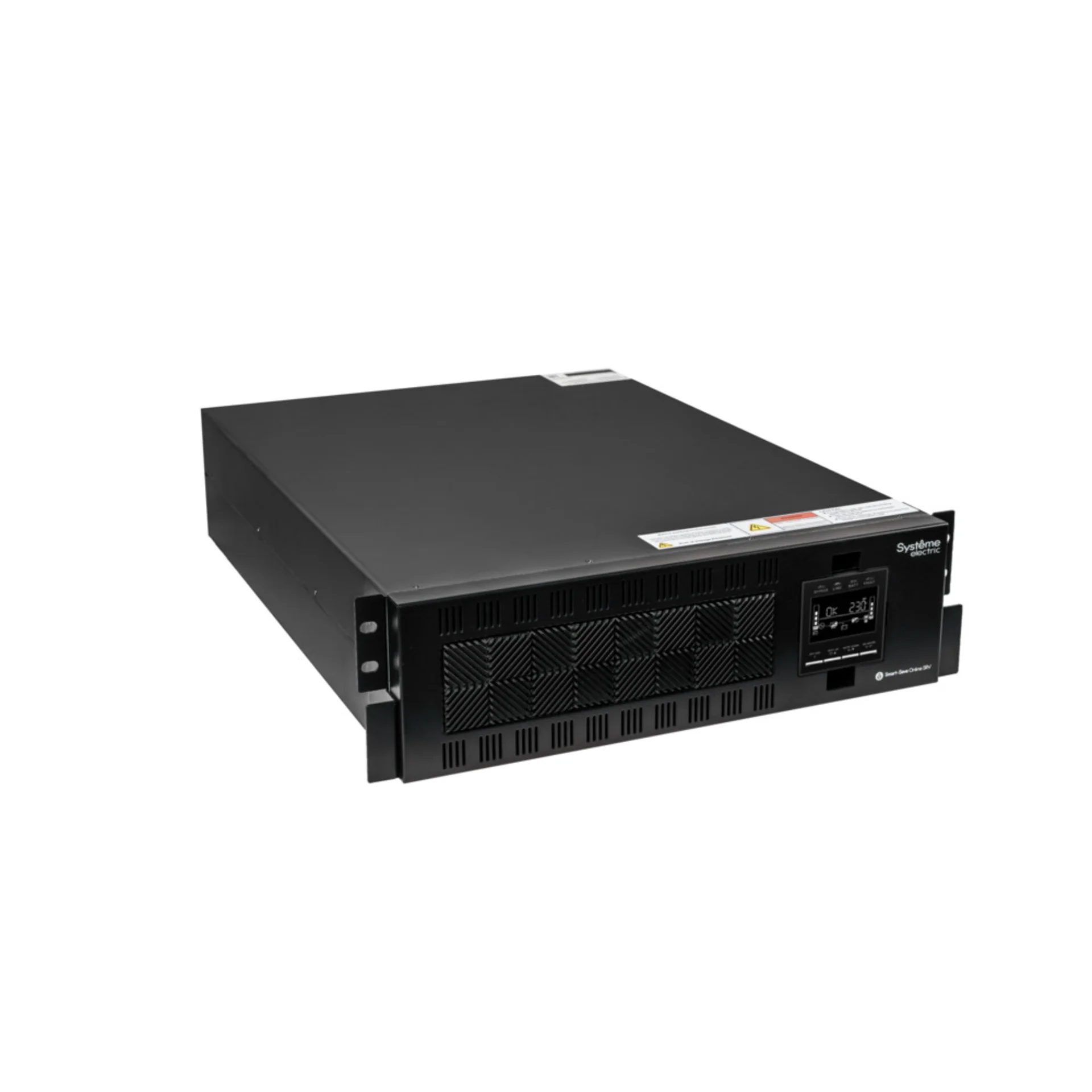 Smart-Save Online SRV Systeme Electric 10000 ВА, монтаж в стойку 5U, 230 В, 1:1, клеммный вход/выход, SmartSlot, LCD, USB, версия с возможностью увели
