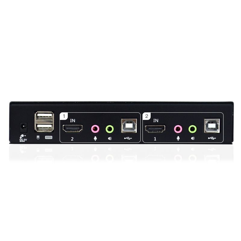 Двухпортовый HDMI KVM-переключатель Evetron SH 21U2ASK