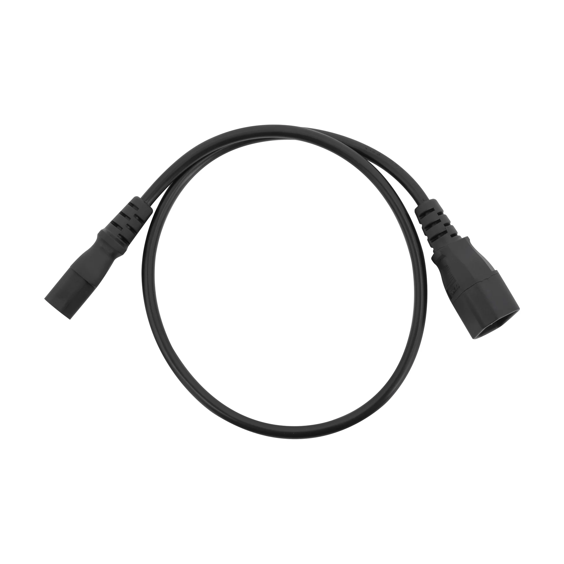 Кабель питания IEC320-C14/IEC320-C13, 220B, 10А, 0.6 м