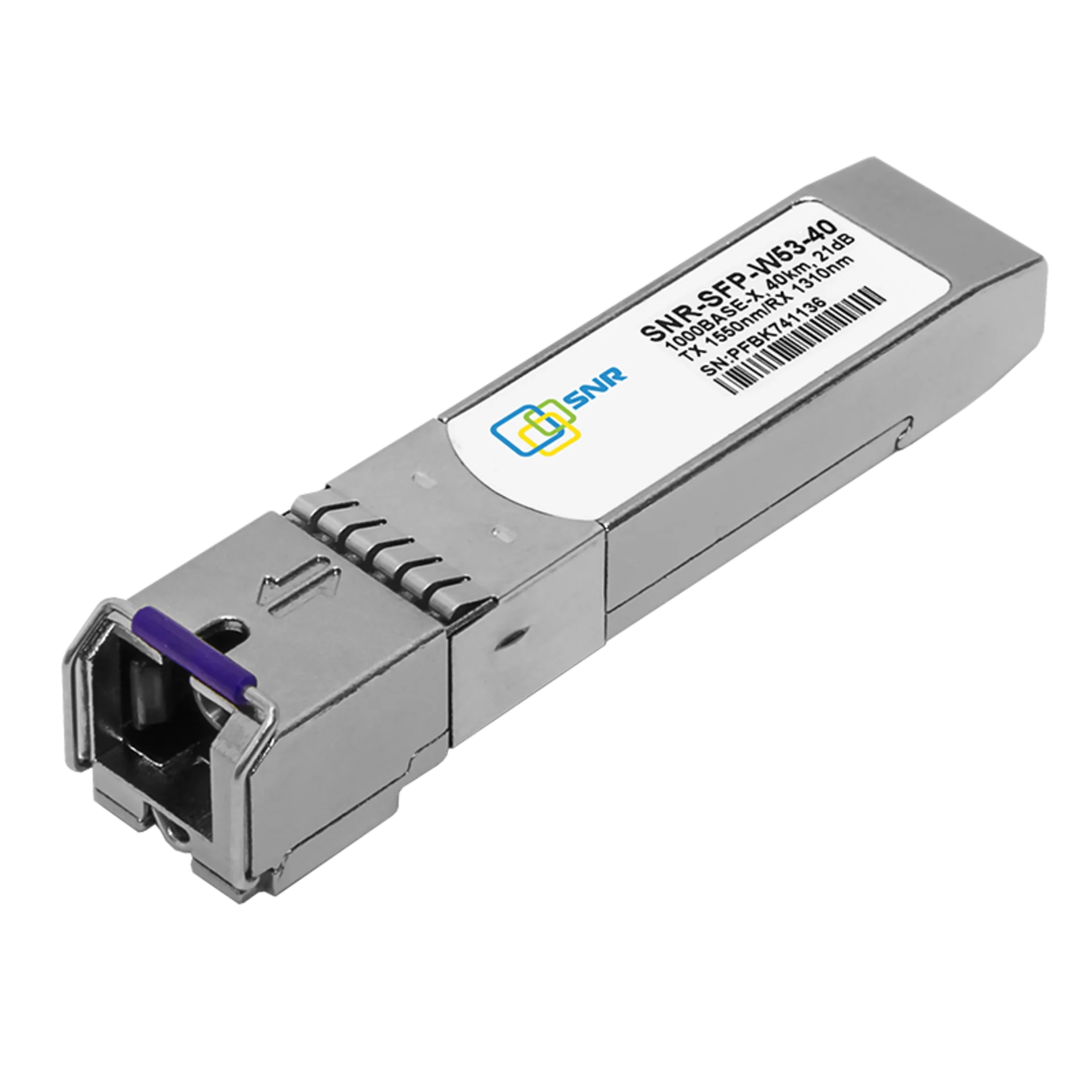 Оптический модуль SFP WDM, дальность до  40км (21dB), 1550нм