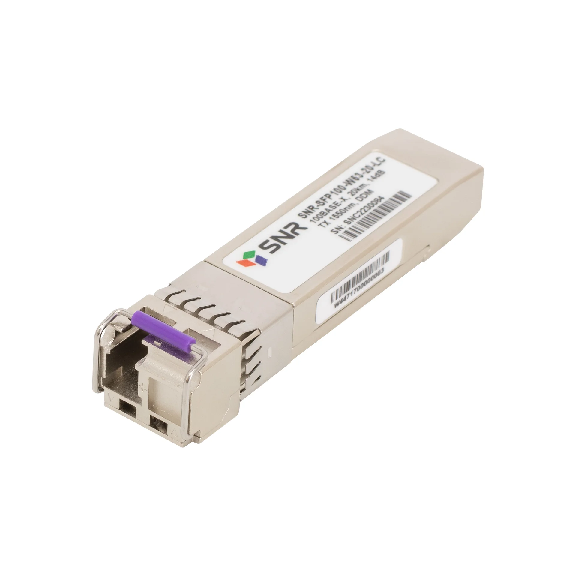 Оптический модуль SFP WDM, дальность до  20км (14dB), 1550нм, 100Mb (LC)