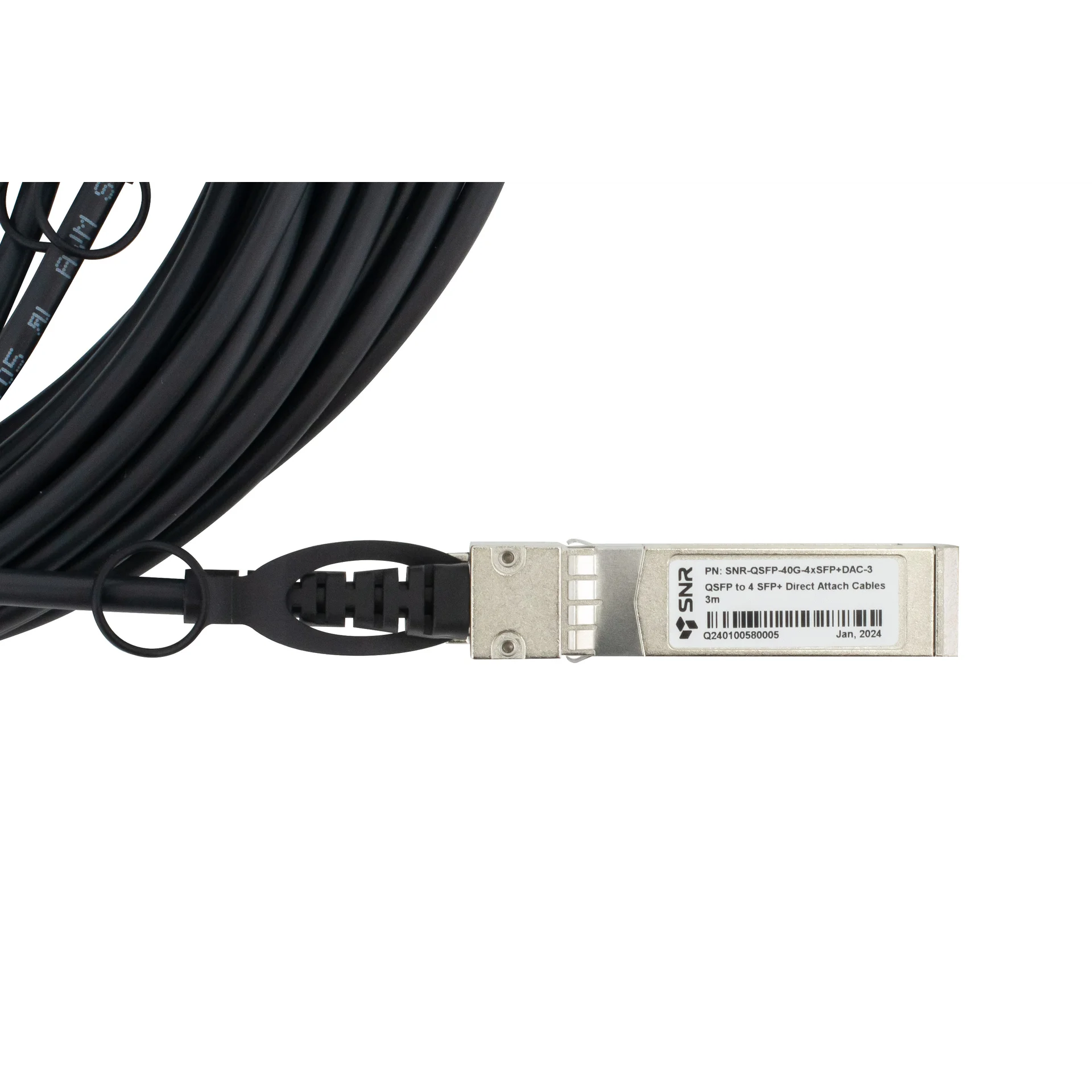 Модуль 40G QSFP-40G->4xSFP+ DAC,  дальность до 3м