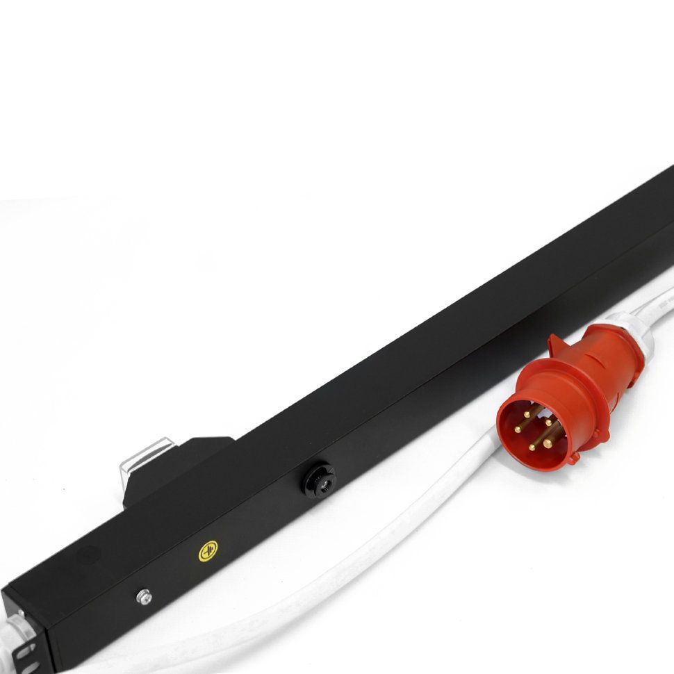 Блок розеток HIDEN EXPERT H3V-36A6B-16A-3Q-30Z трехфазный вертикальный, 36 розеток С13, 6 розеток