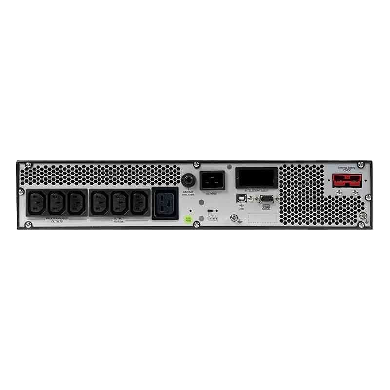 ИБП Systeme Electric Smart-Save Online SRV, 3000VA/2700W, On-Line, Extended-run, Rack/Tower 4U(2U PM + 2U Battery), LCD, Out: 6xC13, 1xC19, SNMP Intelligent Slot, USB, RS-232