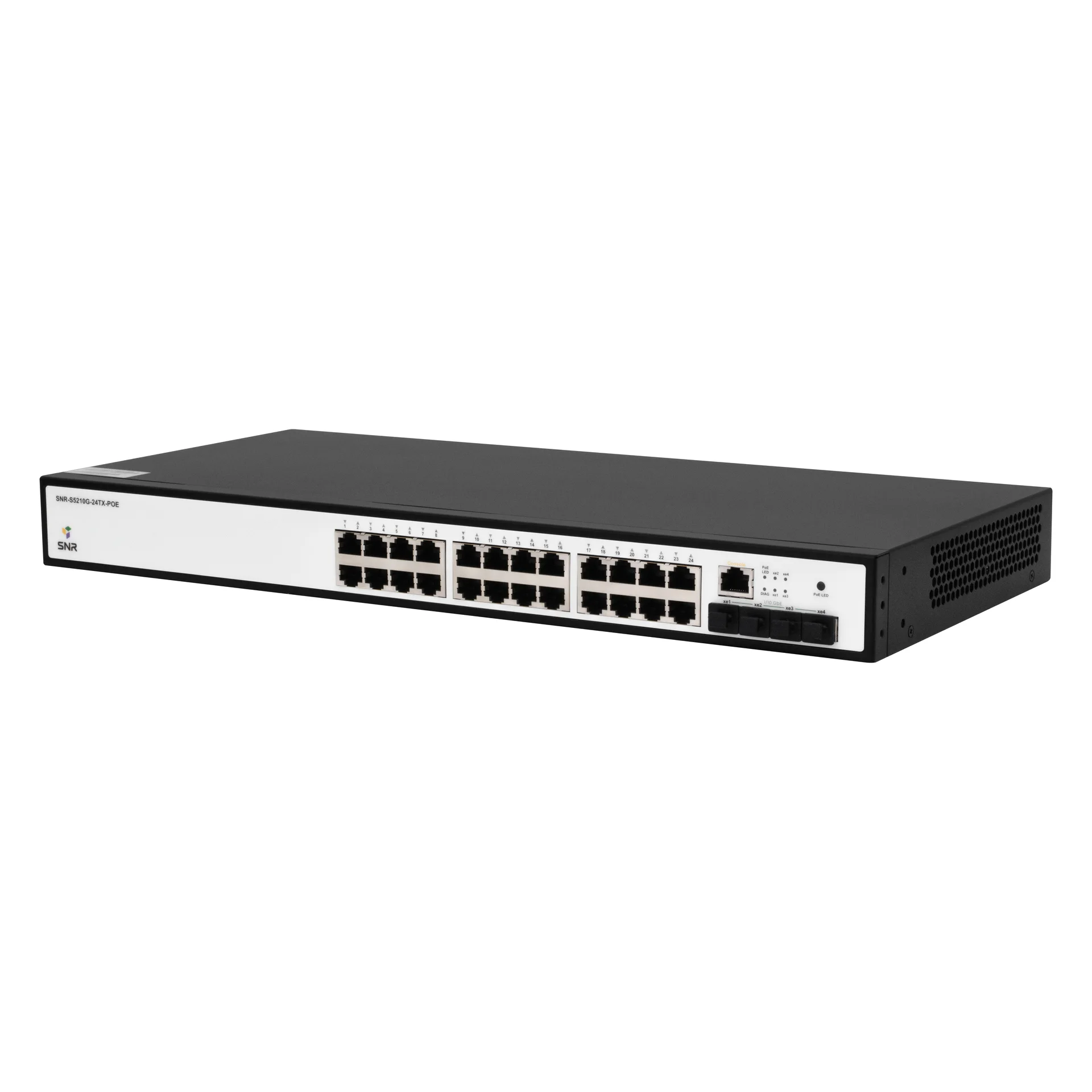 Управляемый POE коммутатор уровня 2+ SNR-S5210G-24TX-POE