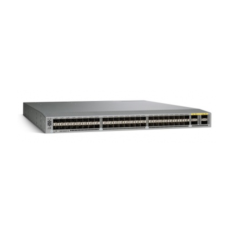 Коммутатор Cisco Nexus N3K-C3064PQ-10GE (некондиция, отсутствует 3 фиксатора SFP модуля на портах SFP/SFP+)