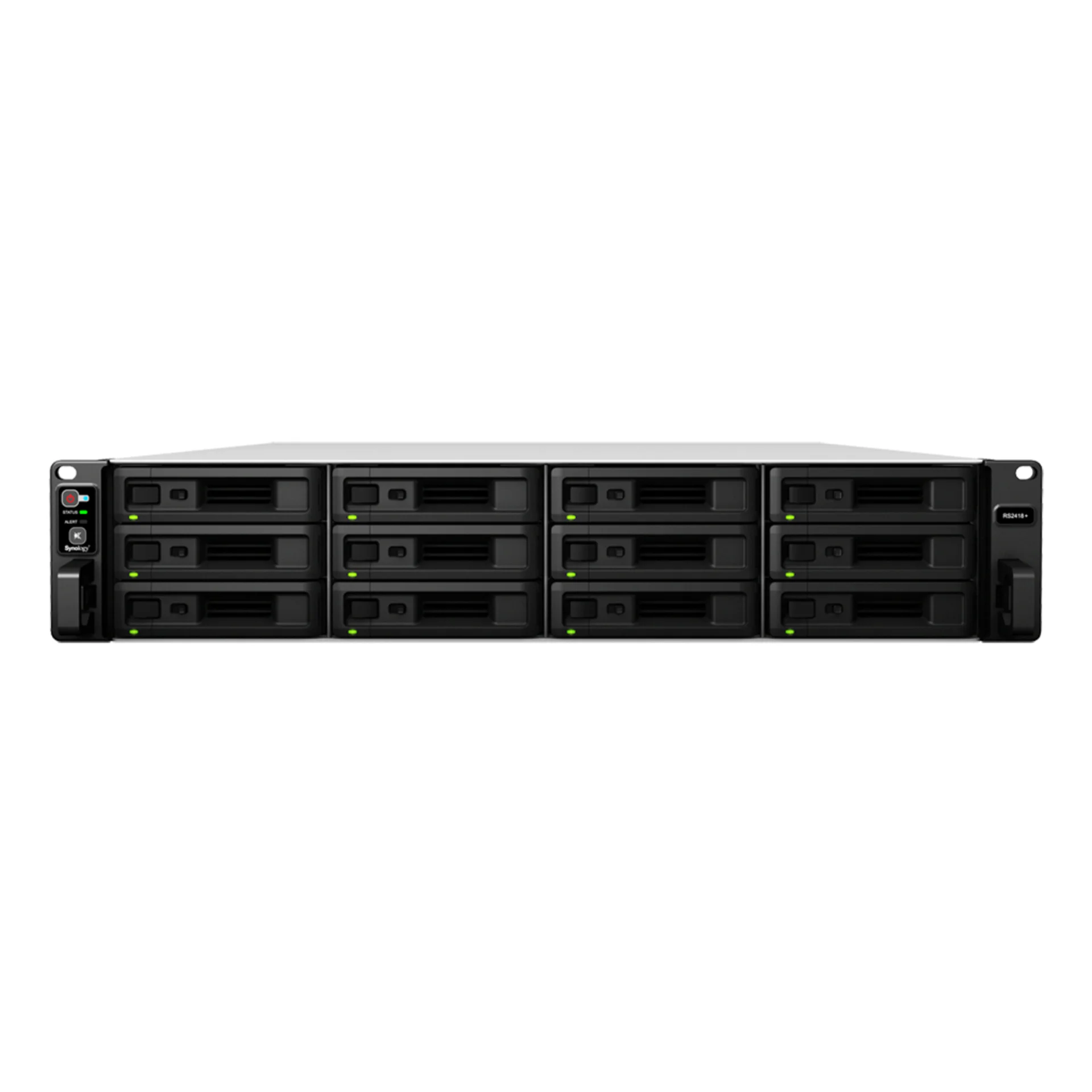 NAS-сервер Synology RackStation  RS2418RP+, 12xHDD 3,5", 4х1000Base-T, Два БП, без дисков