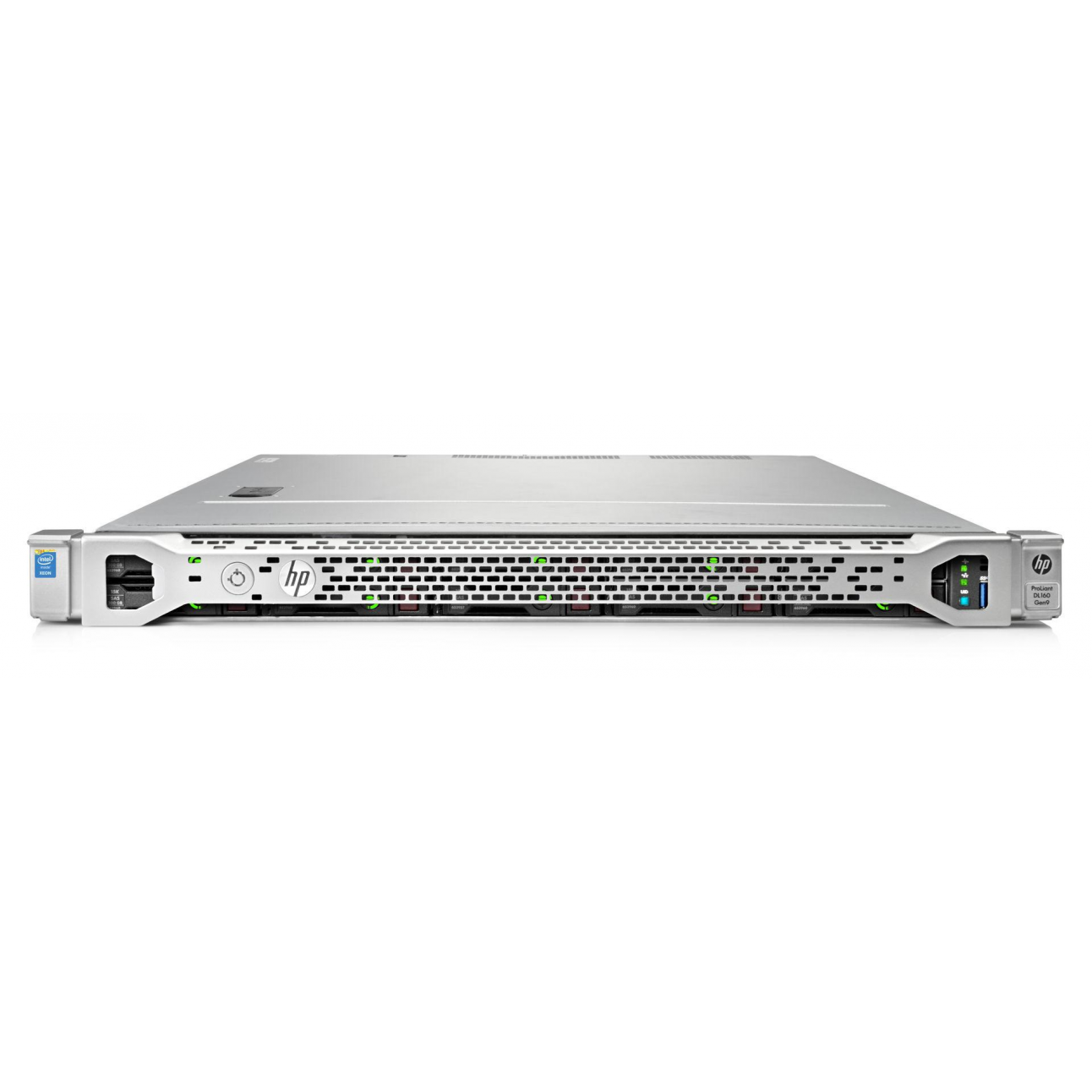 Сервер HP Proliant DL360 Gen9, 1 процессор Intel Xeon 8C E5-2630v3, 16GB DRAM, 8SFF, P440AR/2GB FBWC