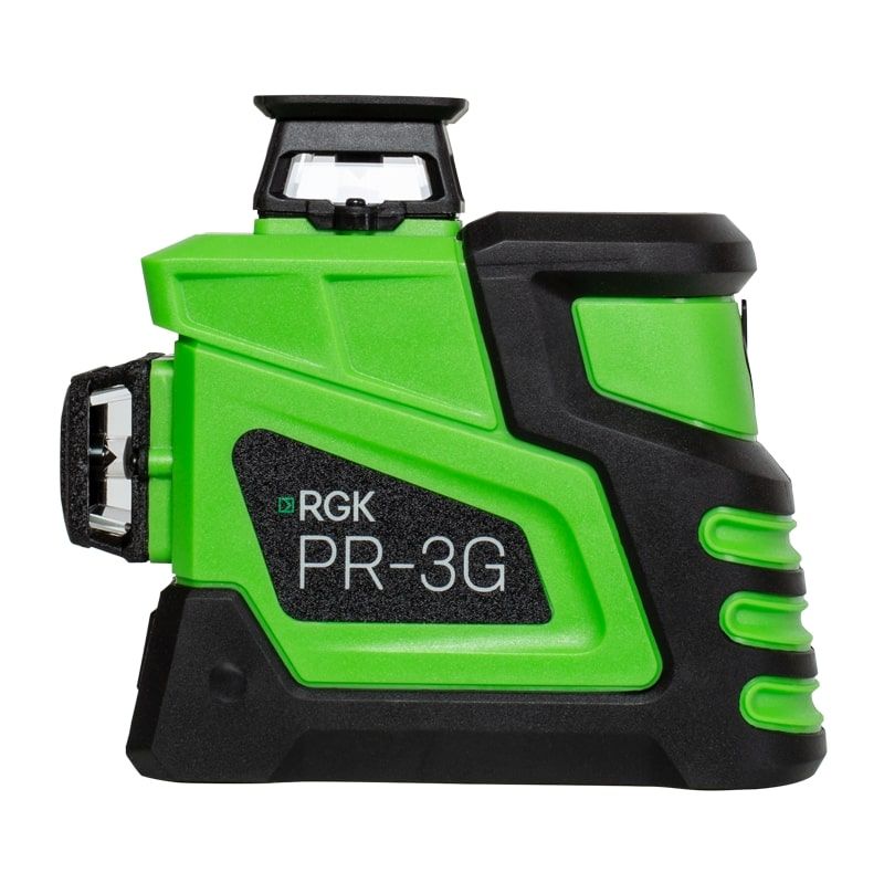 Комплект: лазерный уровень RGK PR-3G + штанга-упор