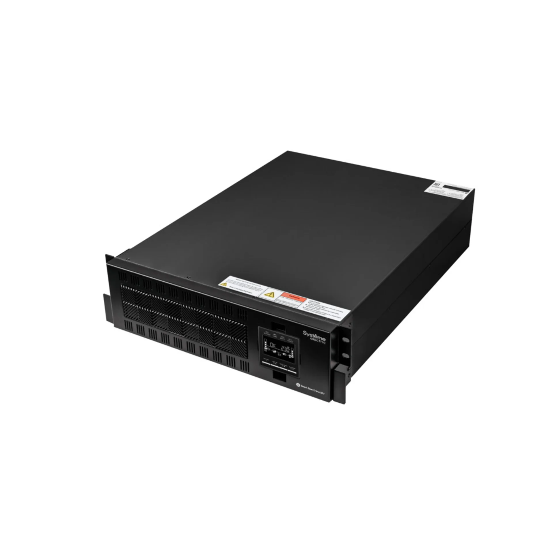Smart-Save Online SRV Systeme Electric 10000 ВА, монтаж в стойку 5U, 230 В, 1:1, клеммный вход/выход, SmartSlot, LCD, USB, версия с возможностью увели