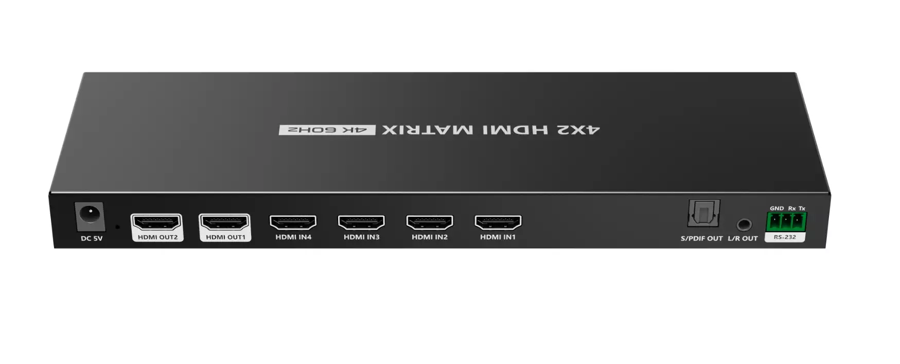 Матричный коммутатор HDMI Lenkeng LKV422 4×2, 4K