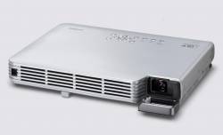 Проектор Casio XJ-S41, DLP, 2500ANSI Lm, XGA, 2x optical zoom, super slim, 3.5mm mini jack x1, Mini D-Sub 15pin x1, 1xRCA, Digital Zoom (4X), Freeze, Pointer, Direct Power On/Off, Eco-Mode, кейс, 1.8kg. Casio XJS41