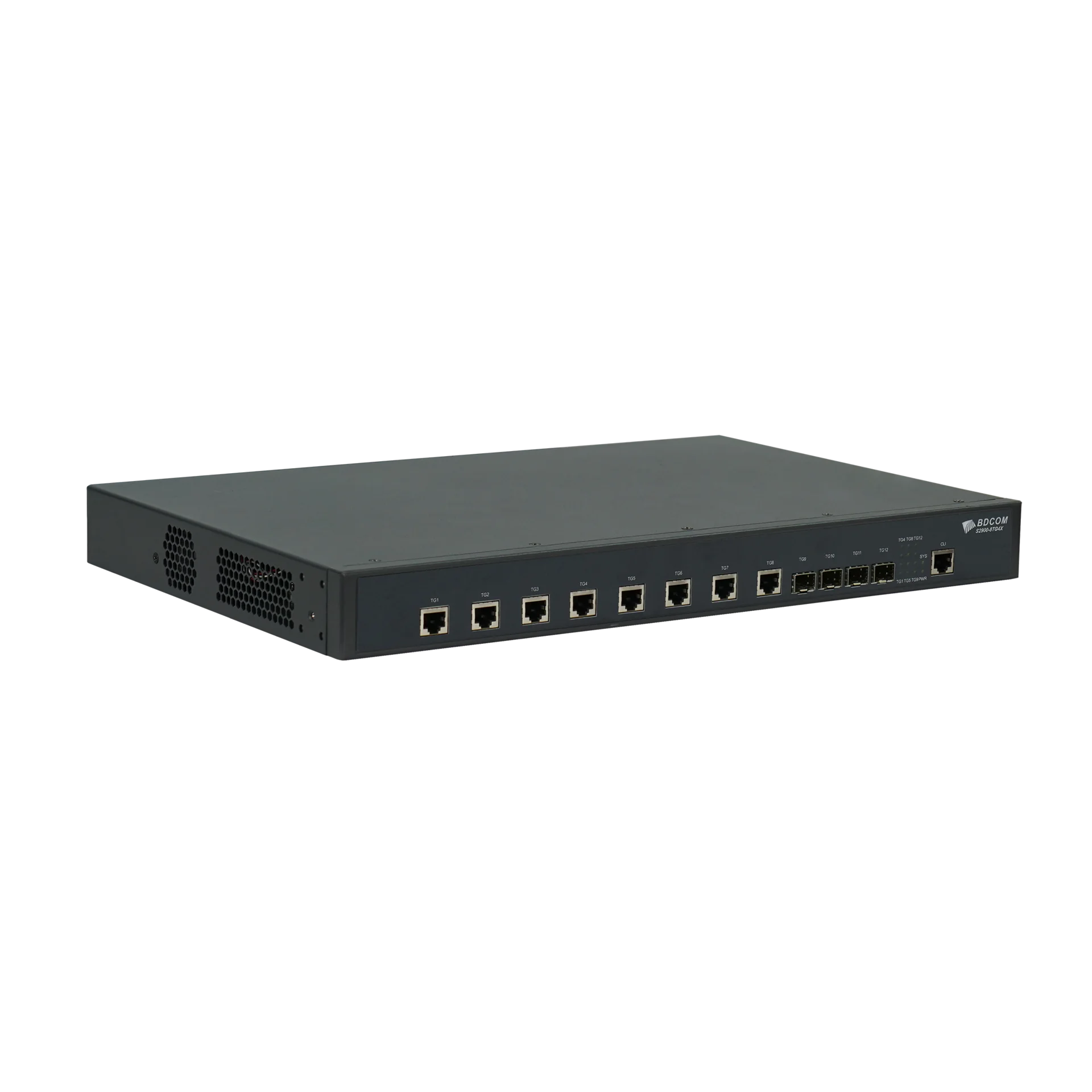 Управляемый коммутатор уровня 3 BDCOM S2900-8TG4X, 8x 1/2.5/10GBase-T, 4x 1/10GE SFP+, ~220V AC