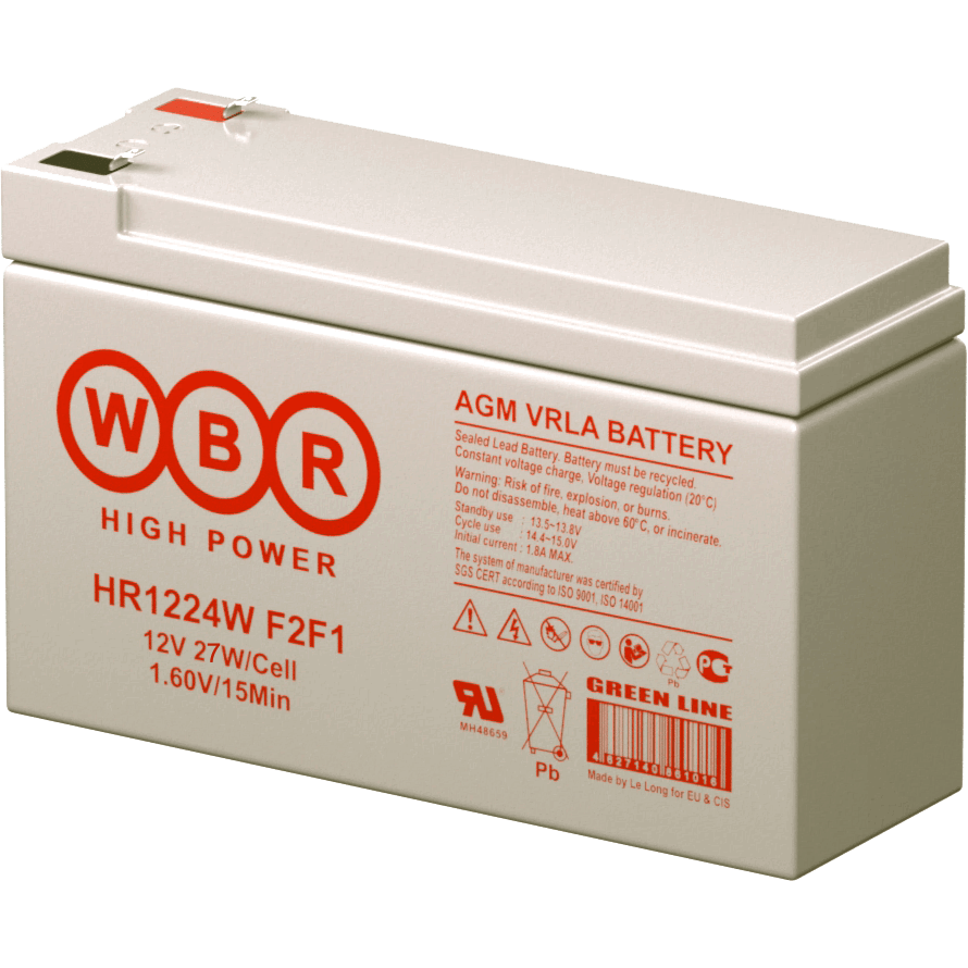 Батарея аккумуляторная WBR HR1224W F2F1