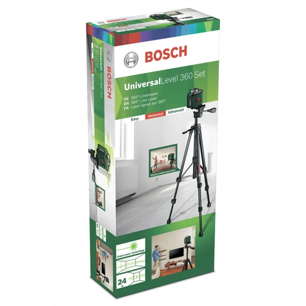Лазерный нивелир Bosch UniversalLevel 360 + штатив (0.603.663.E03)