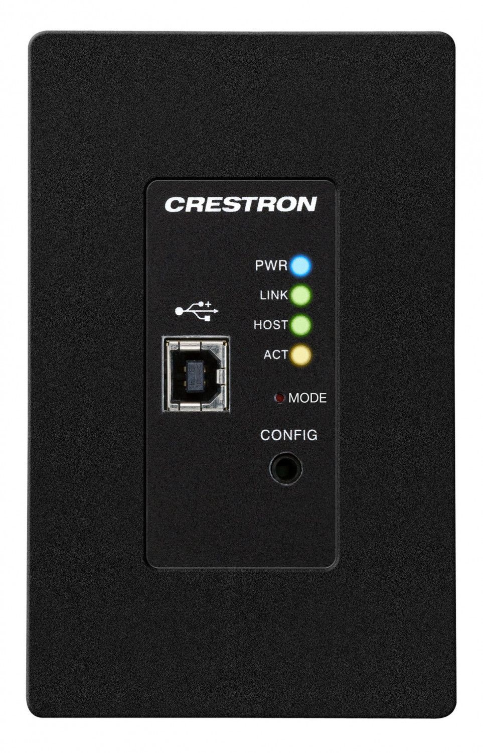 Настенный удлинитель кабеля USB over категории, локальный, черный Crestron USB-EXT-2-LOCAL-1G-B