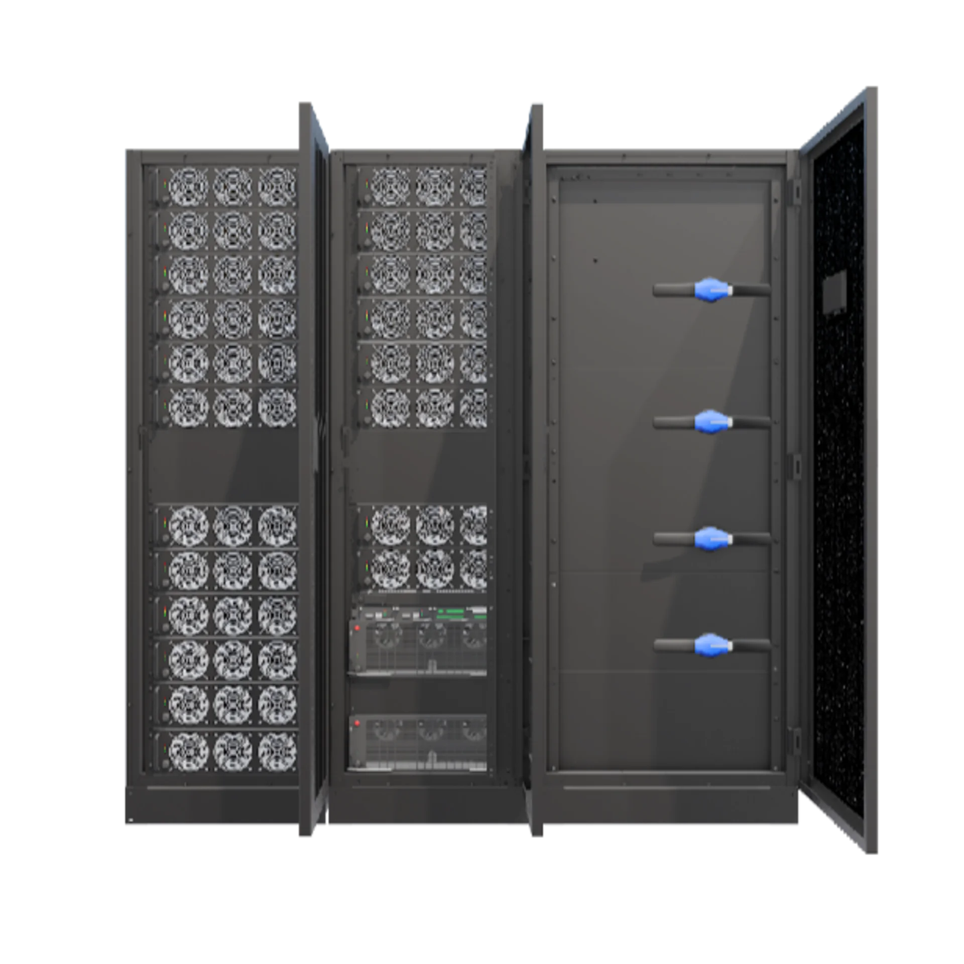 Шасси модульного источника бесперебойного питания он-лайн SNR серии HP 840кВА (14 слотов для силовых модулей 60кВА), 3ф:3ф (305-485В)