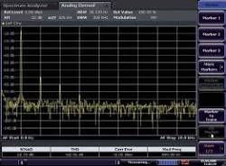 Анализ аналоговой модуляции АМ/ЧМ/ФМ RohdeSchwarz FPS-K7 для анализаторов спектра и сигналов