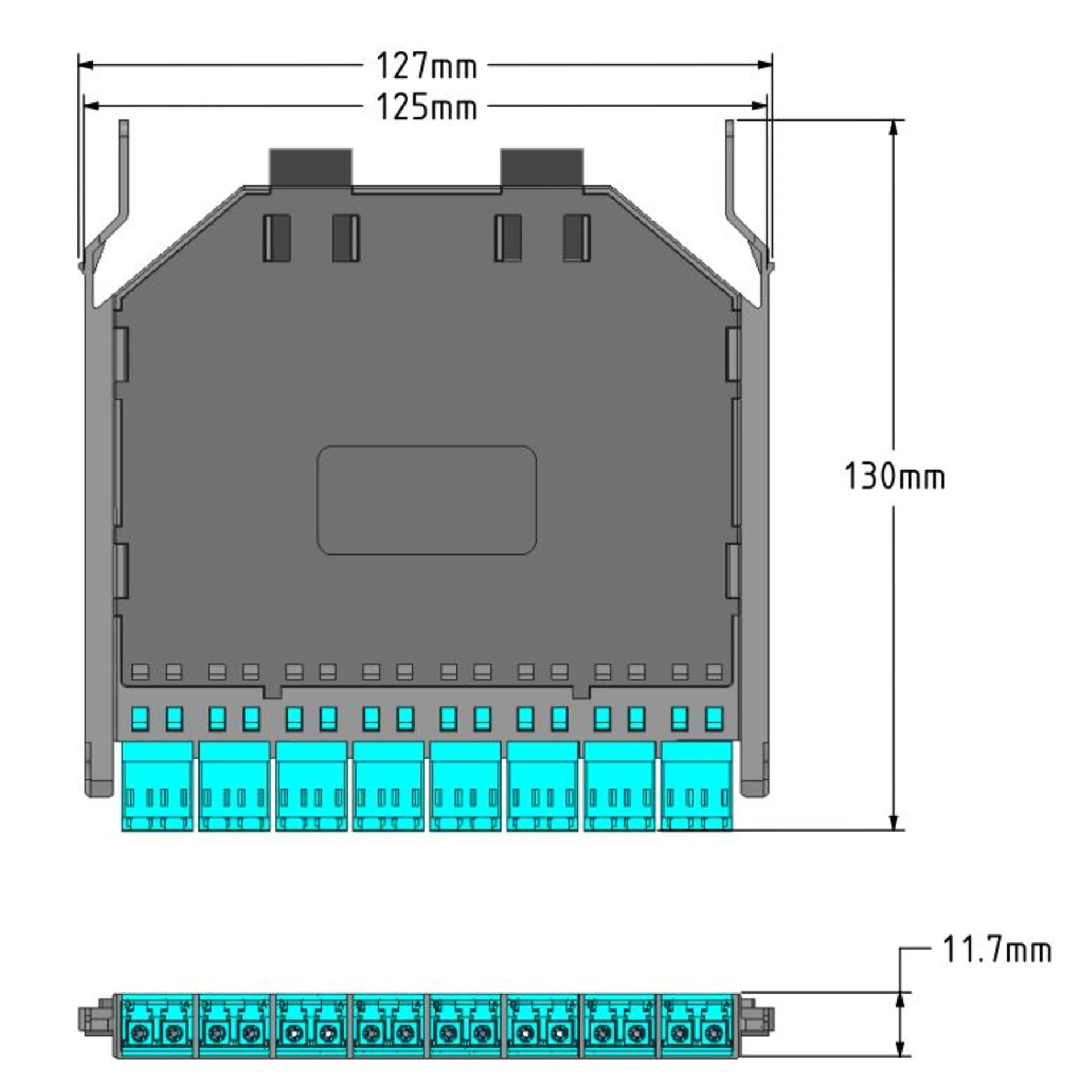 Кассета распределительная MPO/UPC на 16LC/UPC портов MM для SNR-CMP-144P