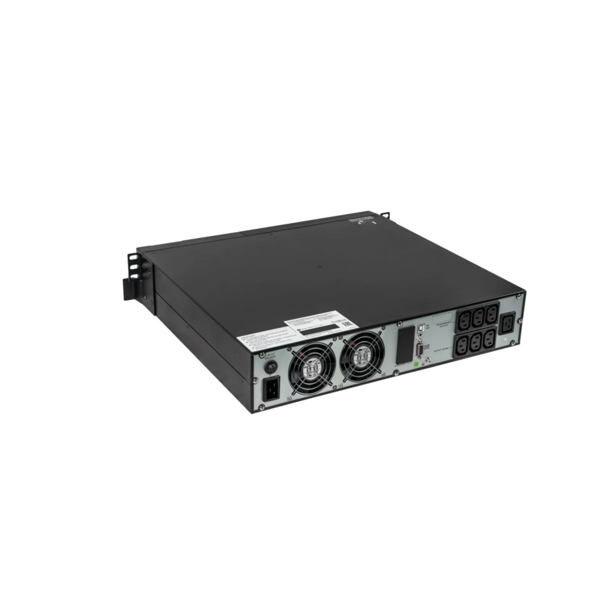 Источник бесперебойного питания Smart-Save Online SRV Systeme Electric 1000 ВА, конвертируемый форм-фактор 4U, 230 В, 6 розеток IEC C13, SmartSlot