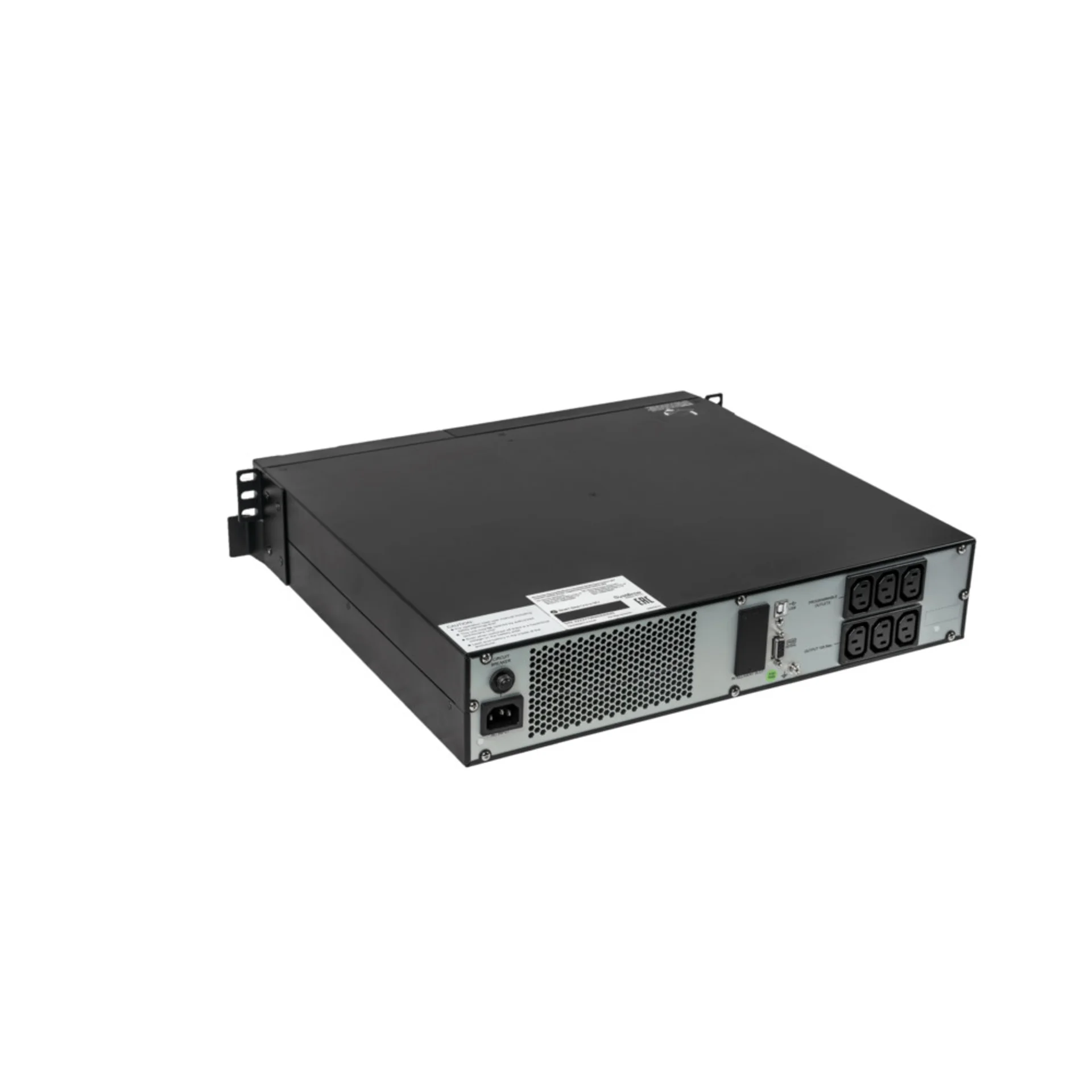 Источник бесперебойного питания Systeme Electric Smart-Save Online SRV 1000 ВА, конвертируемый форм-фактор 2U, 230 В, 6 розеток IEC C13, SmartSlot