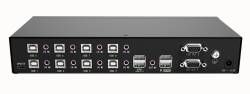 Восьмипортовый переключатель клавиатуры и мыши Evetron KM 8U2ASK