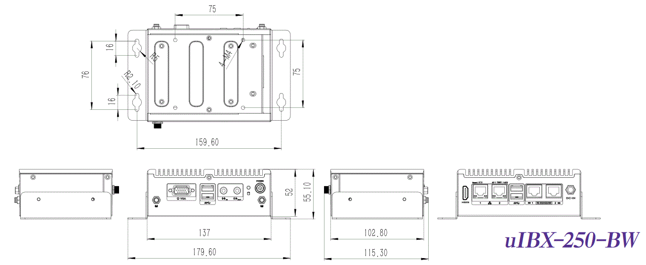 uIBX-250-BW-N3/2G
