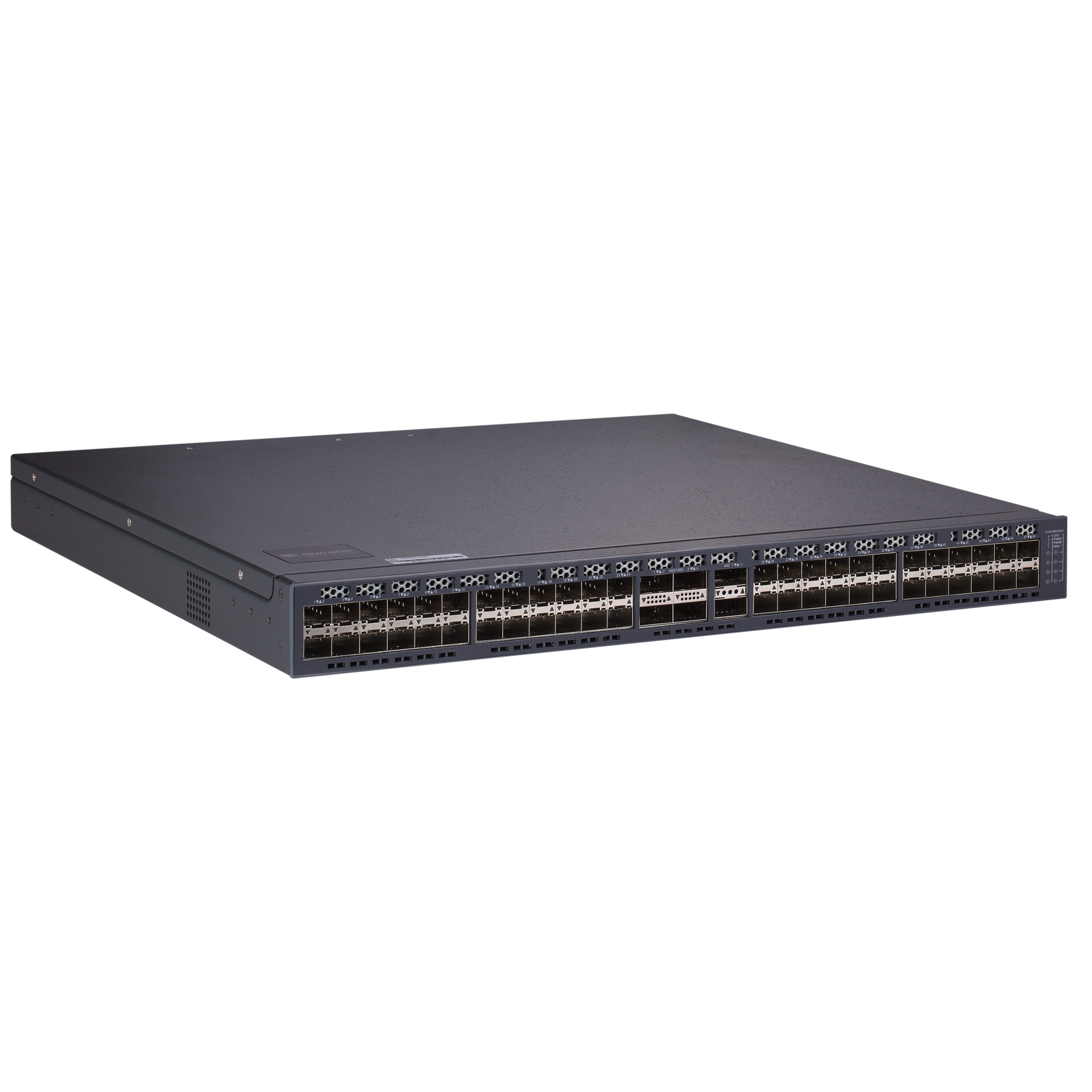 Управляемый коммутатор уровня 3 BDCOM S5864H, 48x 1/10GE SFP+, 2x 40 QSFP+, 4x 40/100GE QSFP28+. Hot Swap БП 1+1, в комплекте 2x PSU AC ~220V AC