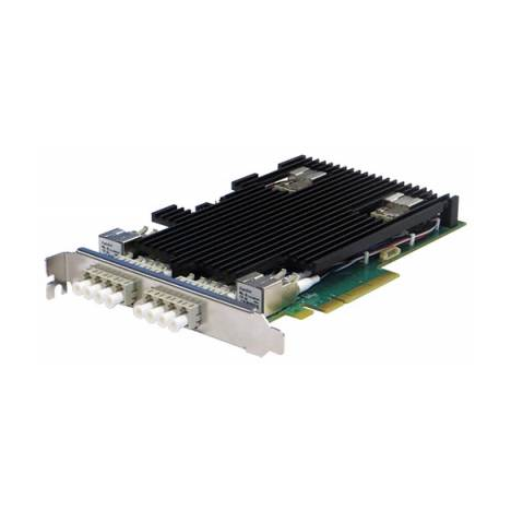 Сетевая карта 4 порта 10GBase-SR Bypass (LC, Intel XL710), Silicom PE310G4BPI71-SR-SD