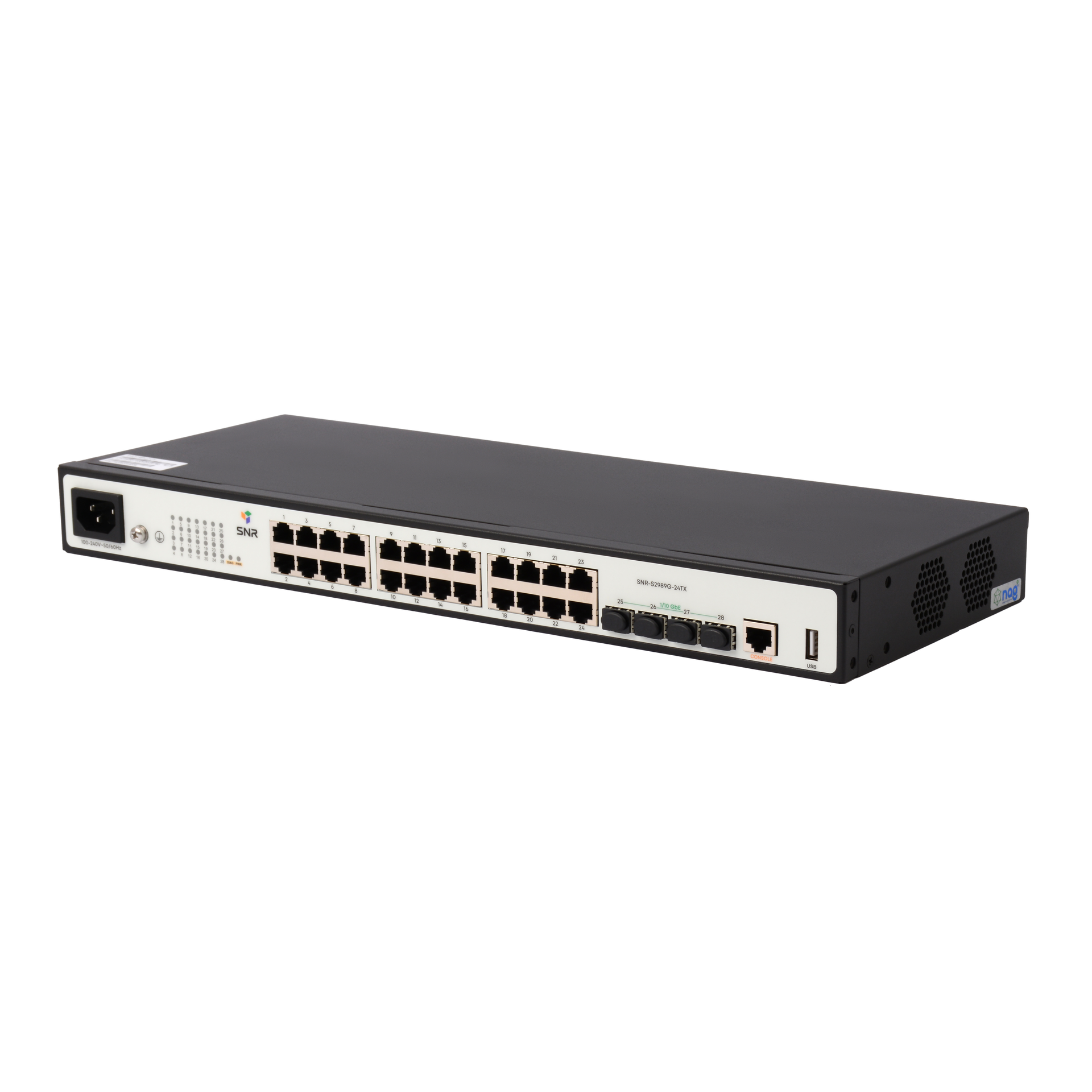 Управляемый коммутатор уровня 2 SNR-S2989G-24TX-RPS