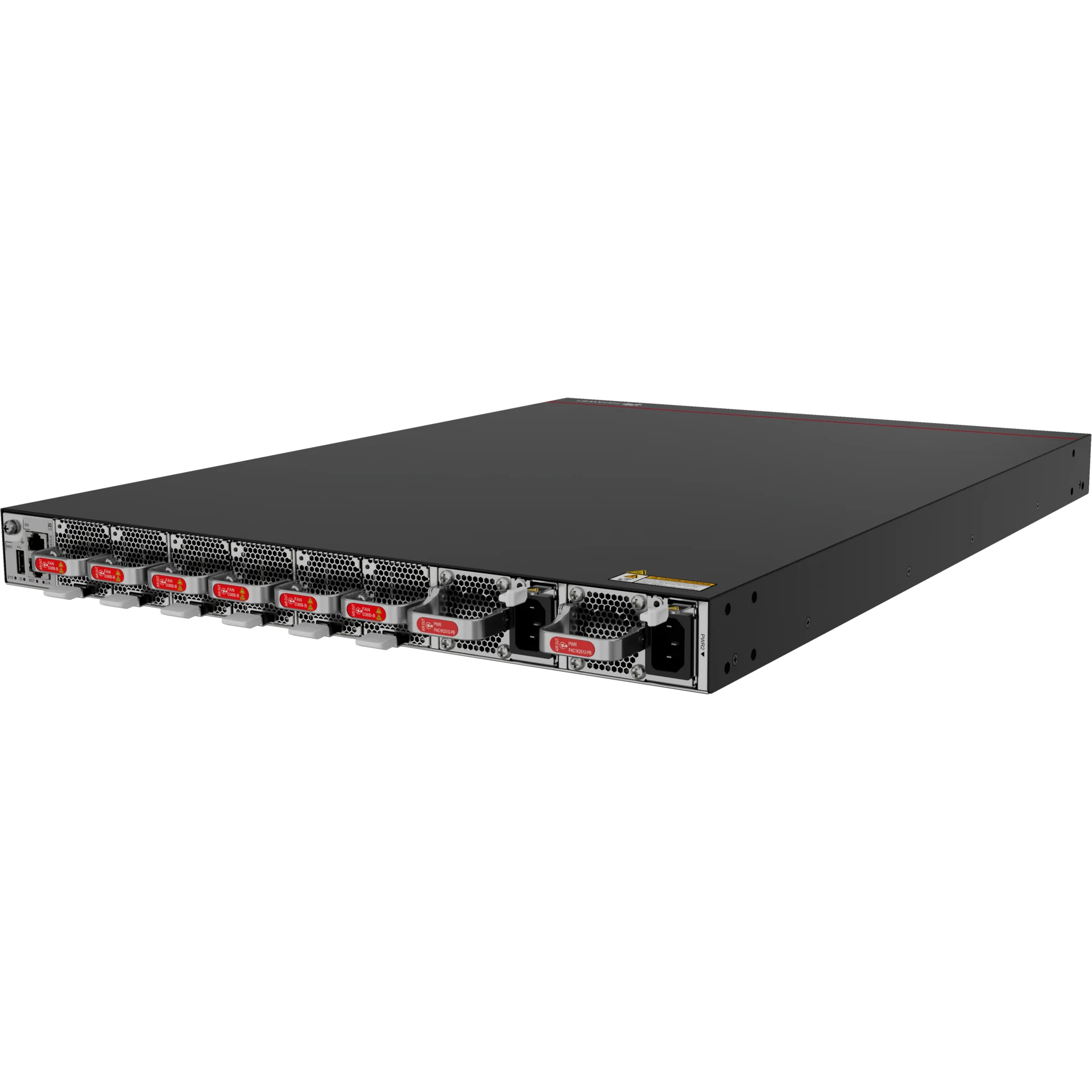 Коммутатор Huawei CE8855H-32CQ8DQ, направление охлаждения Port-side Intake