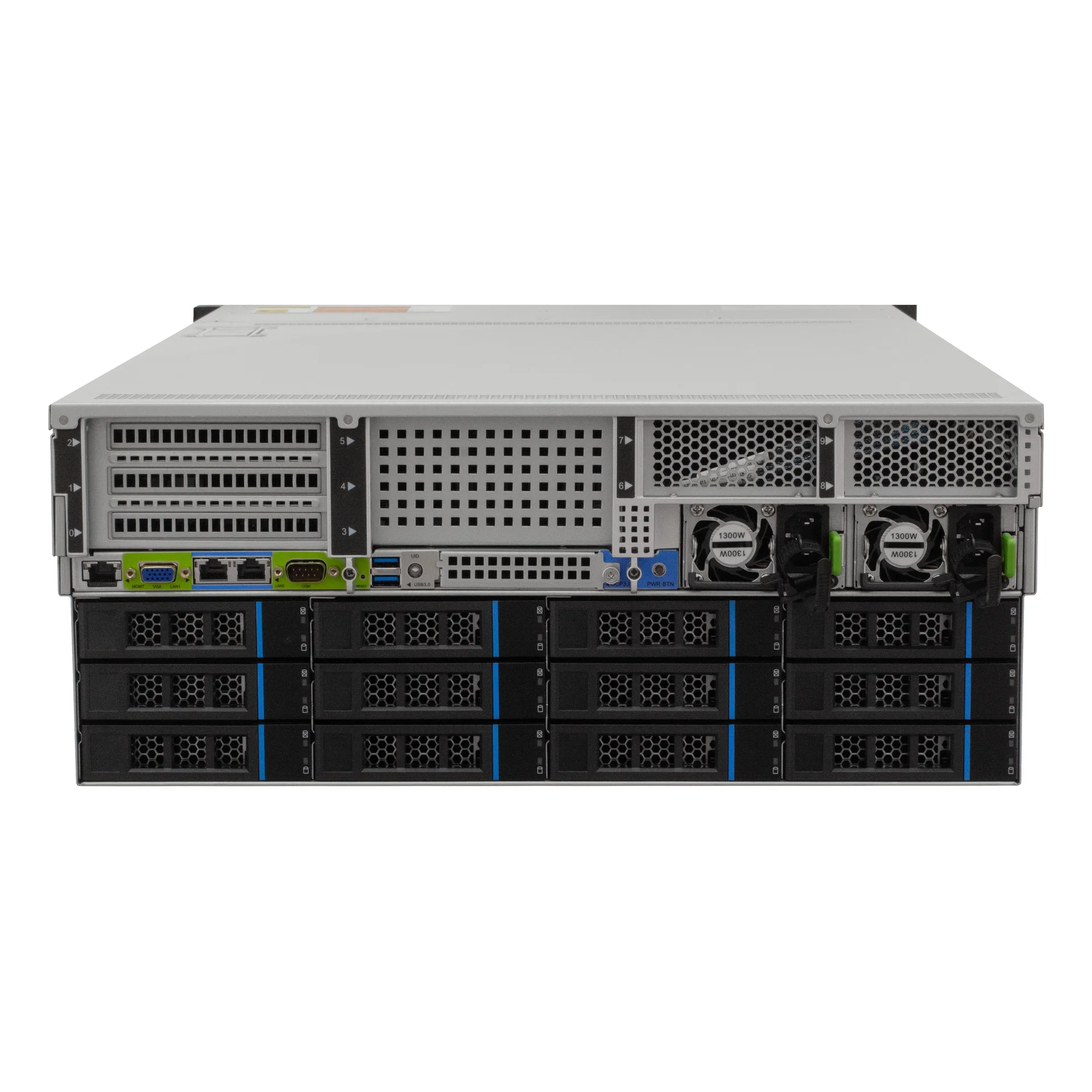 Серверная платформа SNR-SR4436RE, 4U, AMD EPYC Gen4, DDR5, 36xSATA/SAS, резервируемый БП