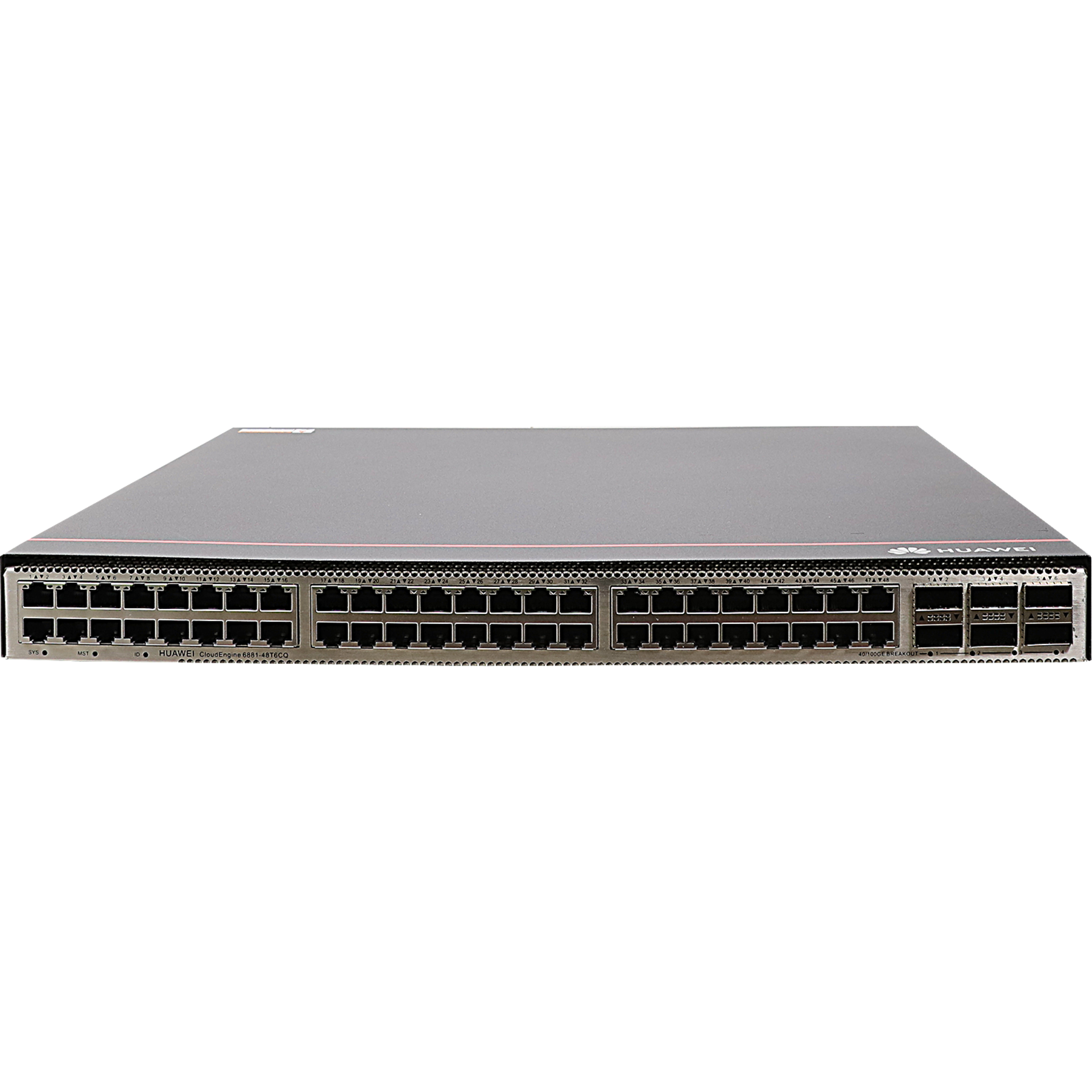 Коммутатор Huawei CE6881-48T6CQ-F (port-side exhaust) с 2-мя модулями QSFP-100G-SWDM4 в комплекте