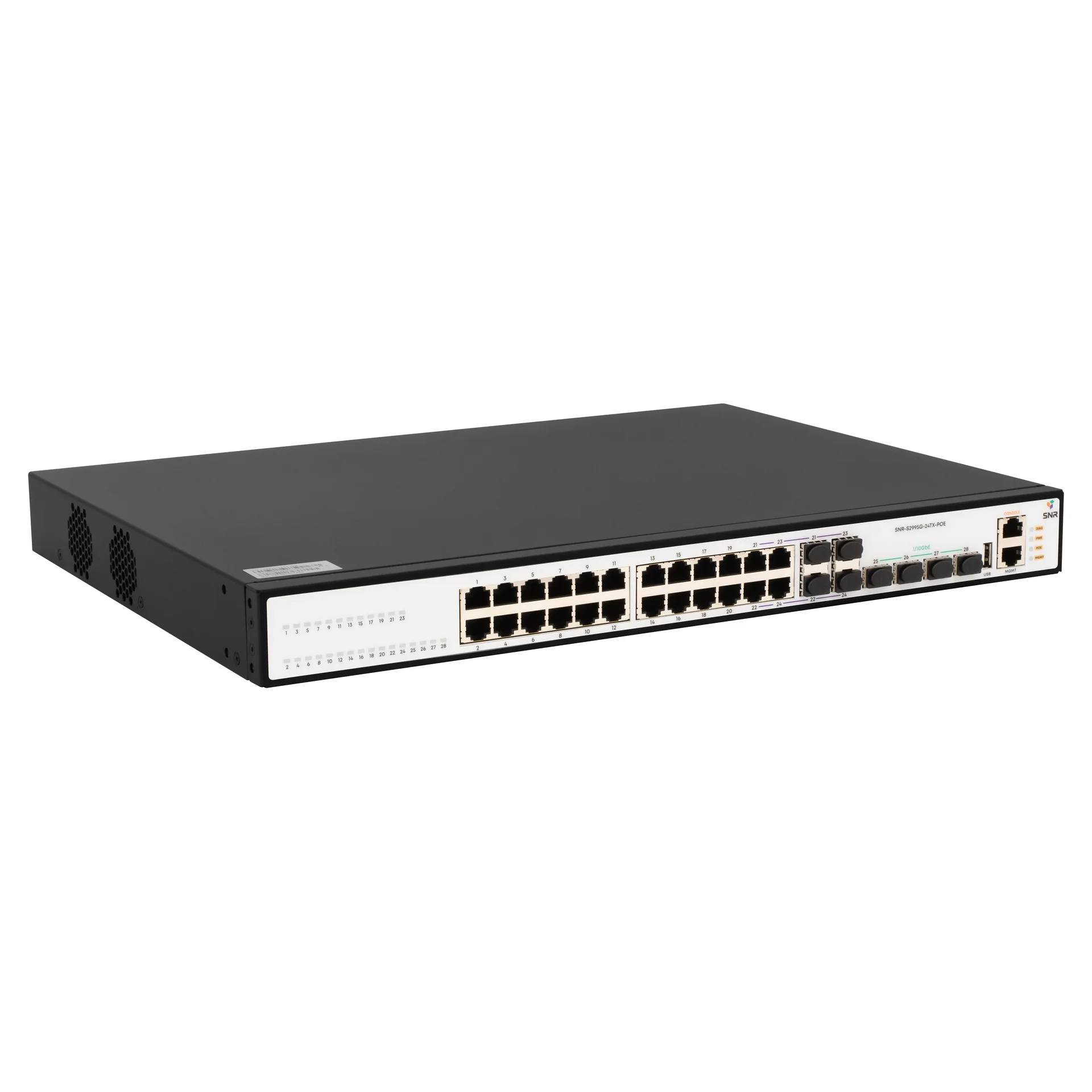 Управляемый POE коммутатор уровня 3 SNR-S2995G-24TX-POE
