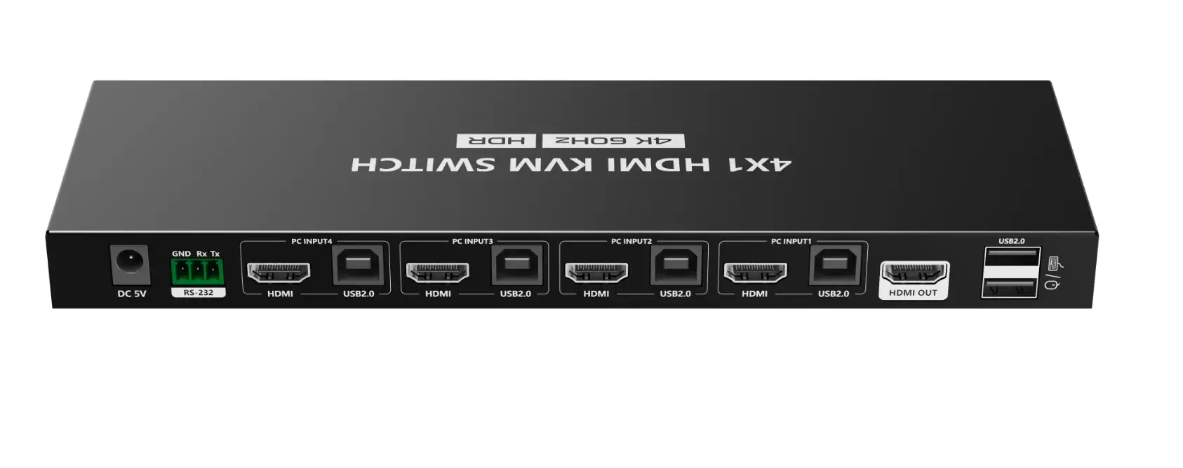 Переключатель HDMI KVM Lenkeng LKV441 4×1, 4K