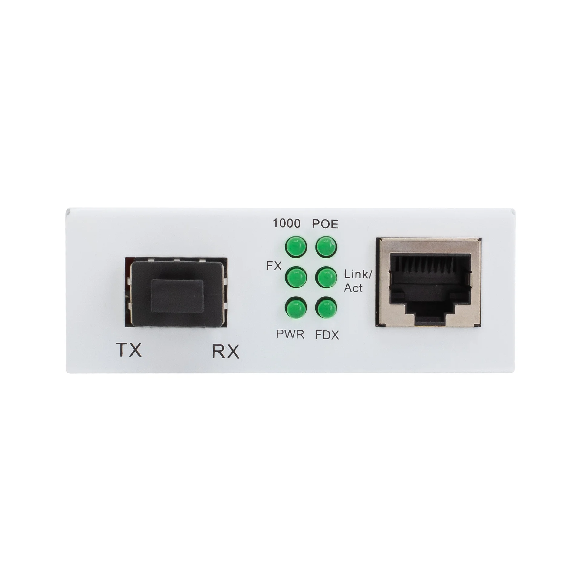 Медиаконвертер  10/100/1000-Base-T c PoE / 100/1000Base-FX с SFP-портом