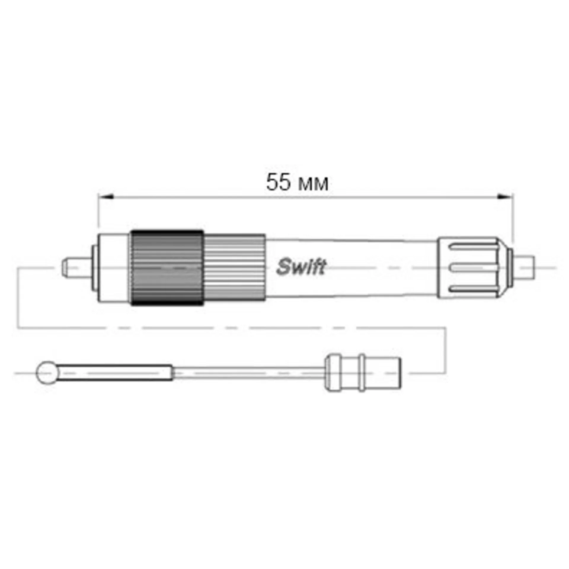 Разъем оптический Ilsintech "Splice-On Connector" FC/UPC для кабеля 3,0 мм / 2,0 х 3,1