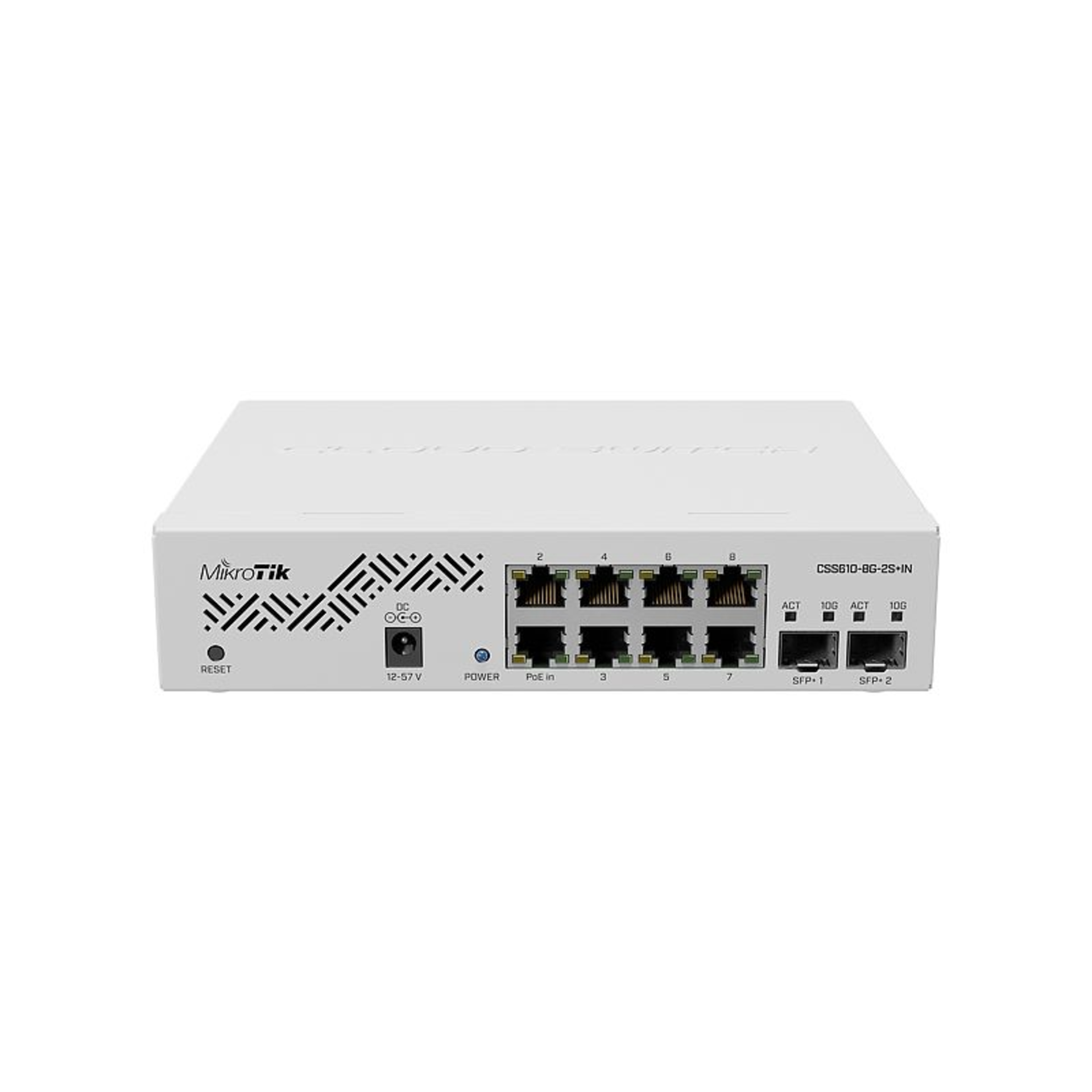 Коммутатор Cloud Smart Switch Mikrotik CSS610-8G-2S+IN is SwOS