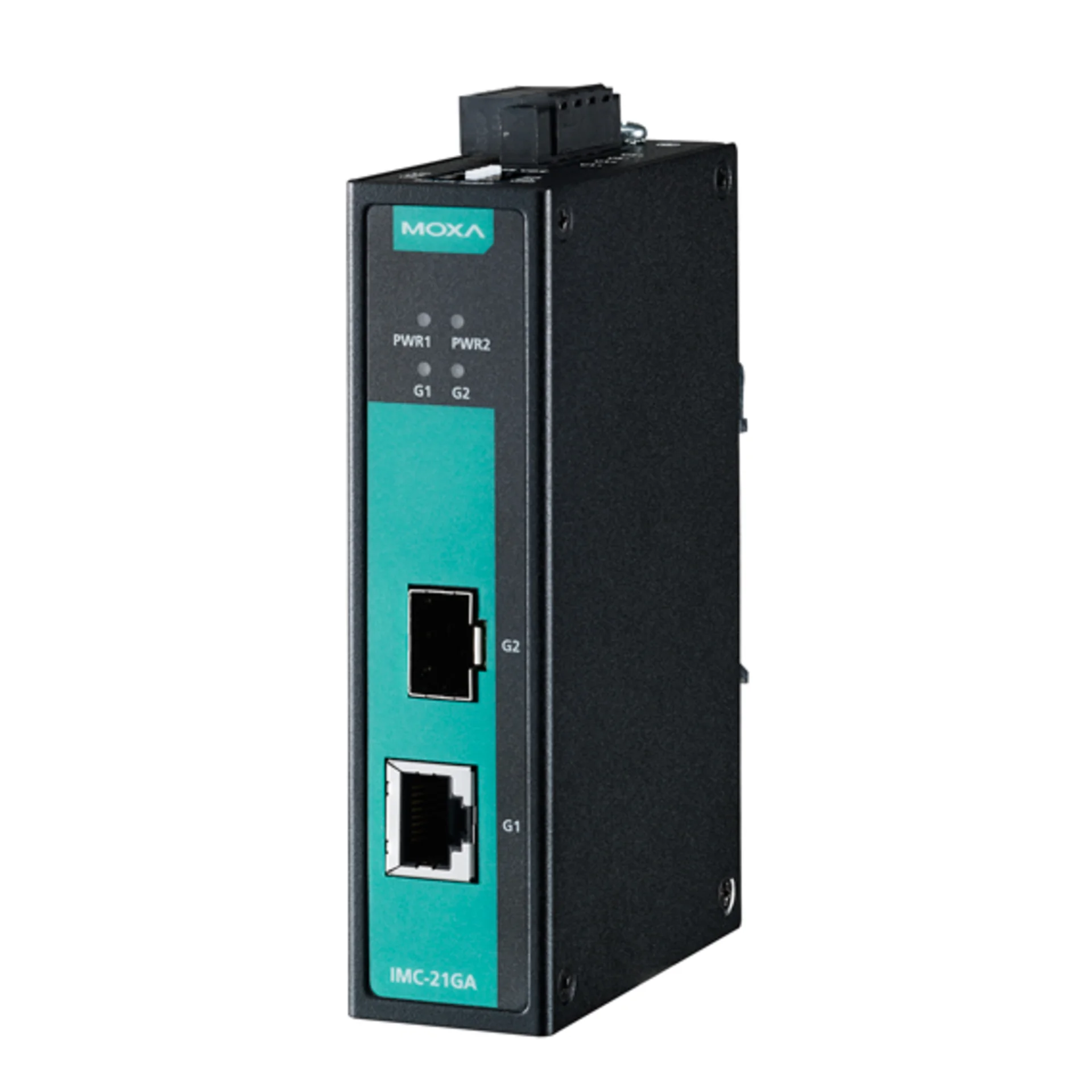 IMC-21GA-T Медиаконвертер Gigabit Ethernet 10/100/1000BaseTX в 100/1000BaseSFP в металлическом корпусе с расширенным диапазоном температур