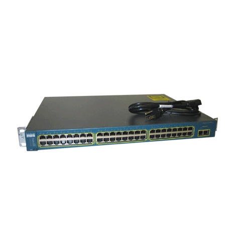Коммутатор Cisco Catalyst WS-C2950T-48-SI (некондиция, неисправен 1 порт RJ45)