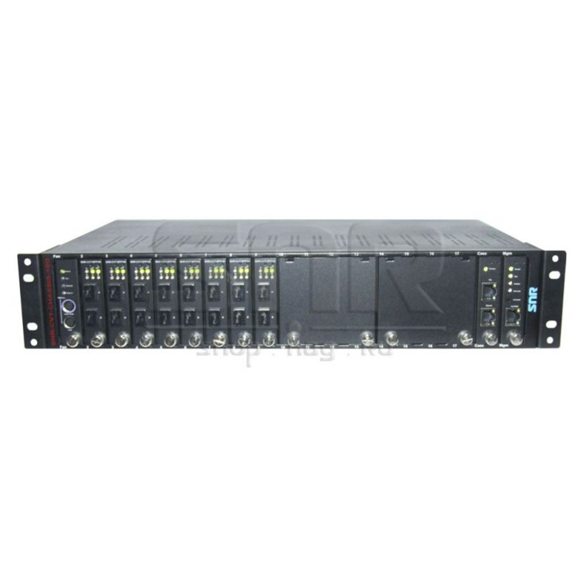 Шасси медиаконвертерное для установки 16-ти 10G карт 2U/19" 