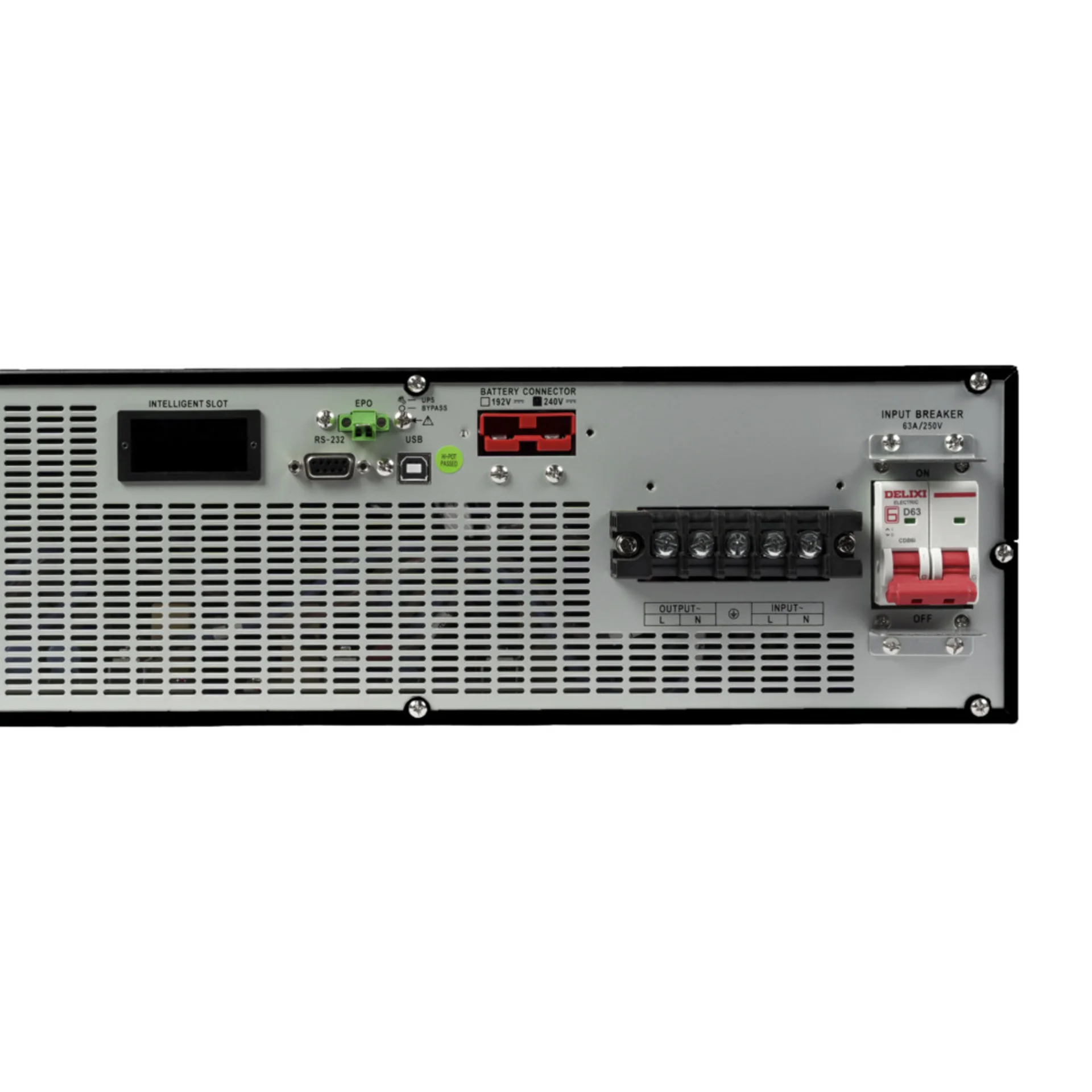 Источник бесперебойного питания Smart-Save Online SRV Systeme Electric 10000 ВА, монтаж в стойку 6U, 230 В, 1:1, клеммный вход/выход, SmartSlot, LCD,